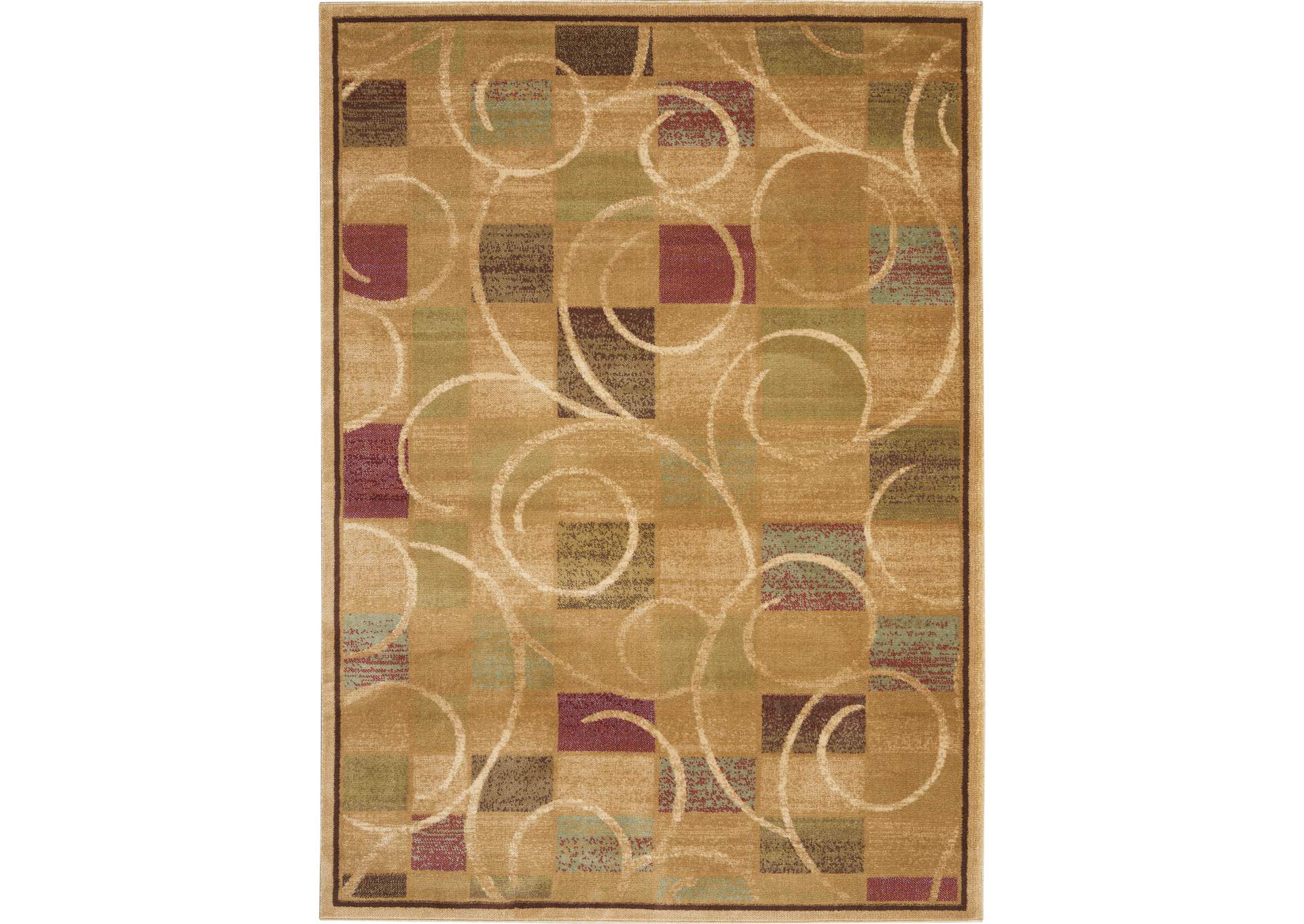 Nourison Expressions XP01 Beige 8'x11' Rug,Nourison