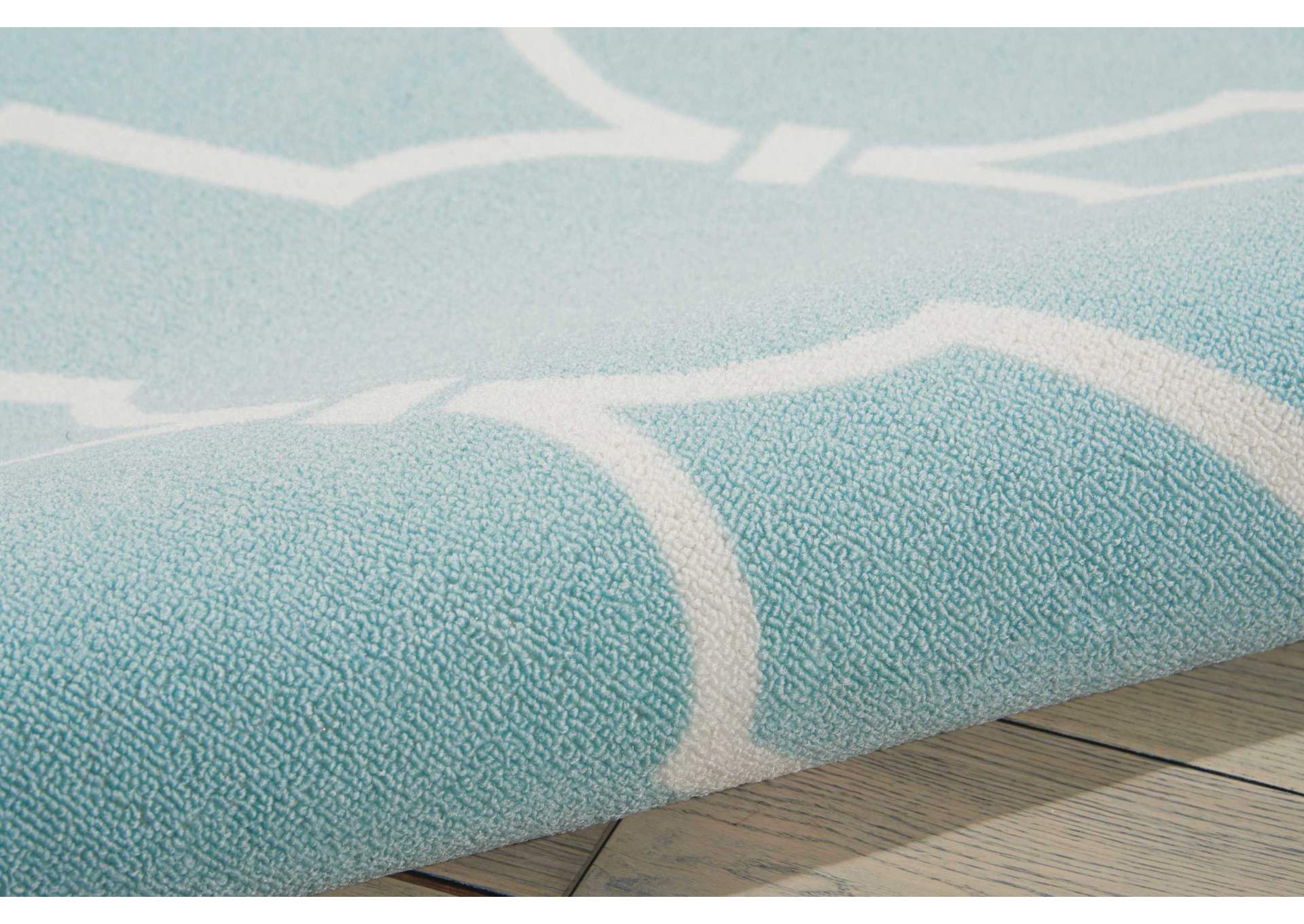 Nourison Home & Garden RS087 Blue 10'x14' Rug,Nourison