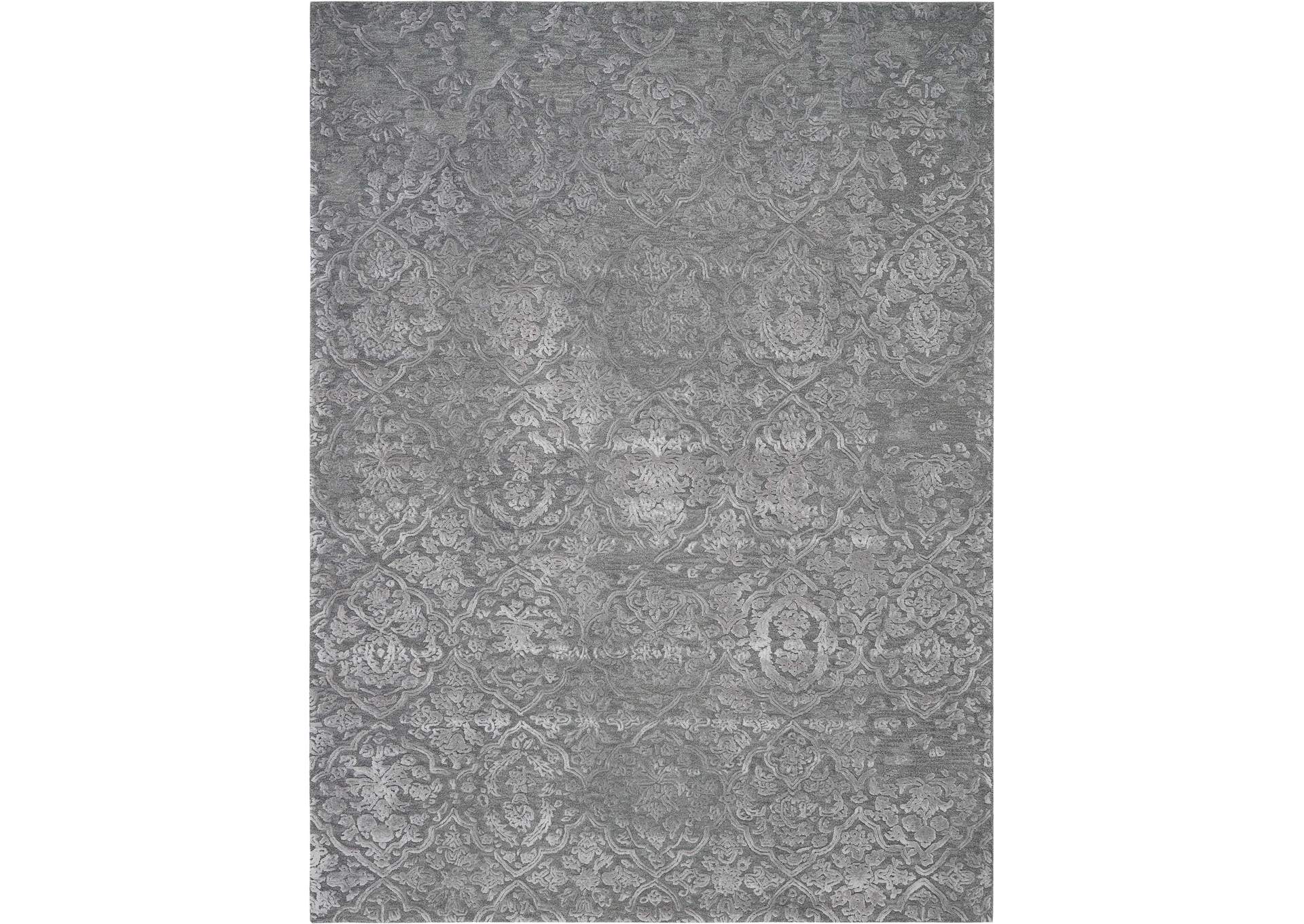 Nourison Opaline OPA14 Grey 6'x8' Area Rug,Nourison