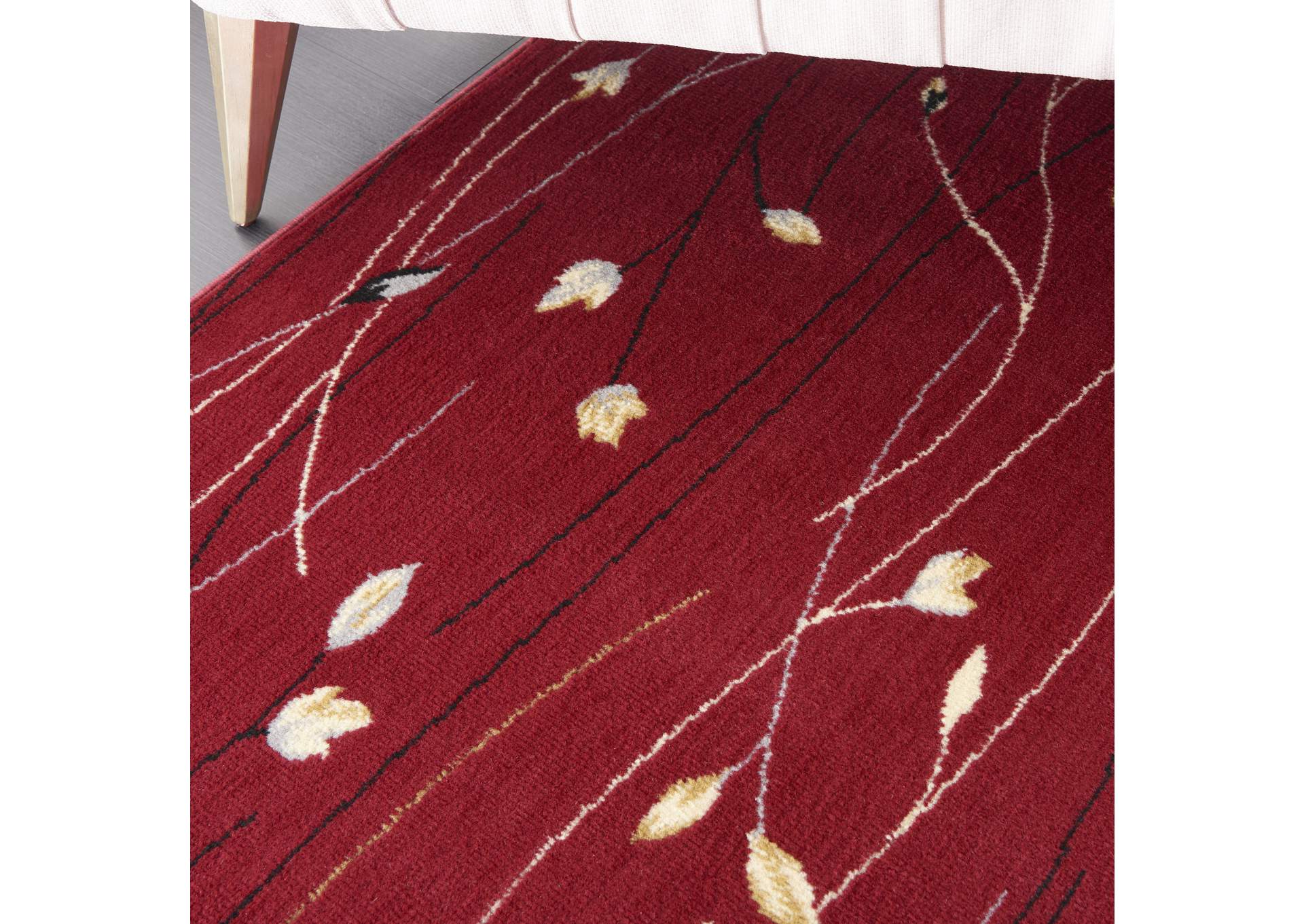 Nourison Grafix GRF15 Red 8'x10' Large Rug,Nourison