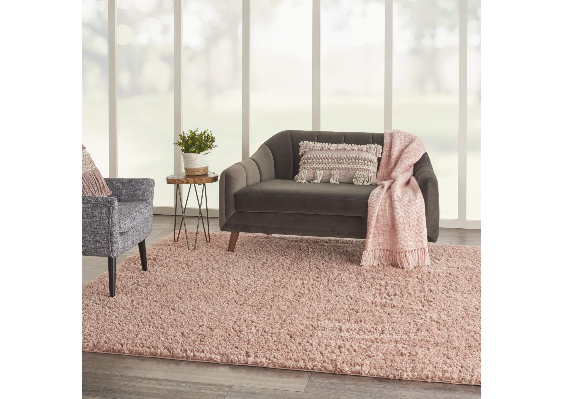 Nourison Malibu Shag 8' Square Area Rug,Nourison