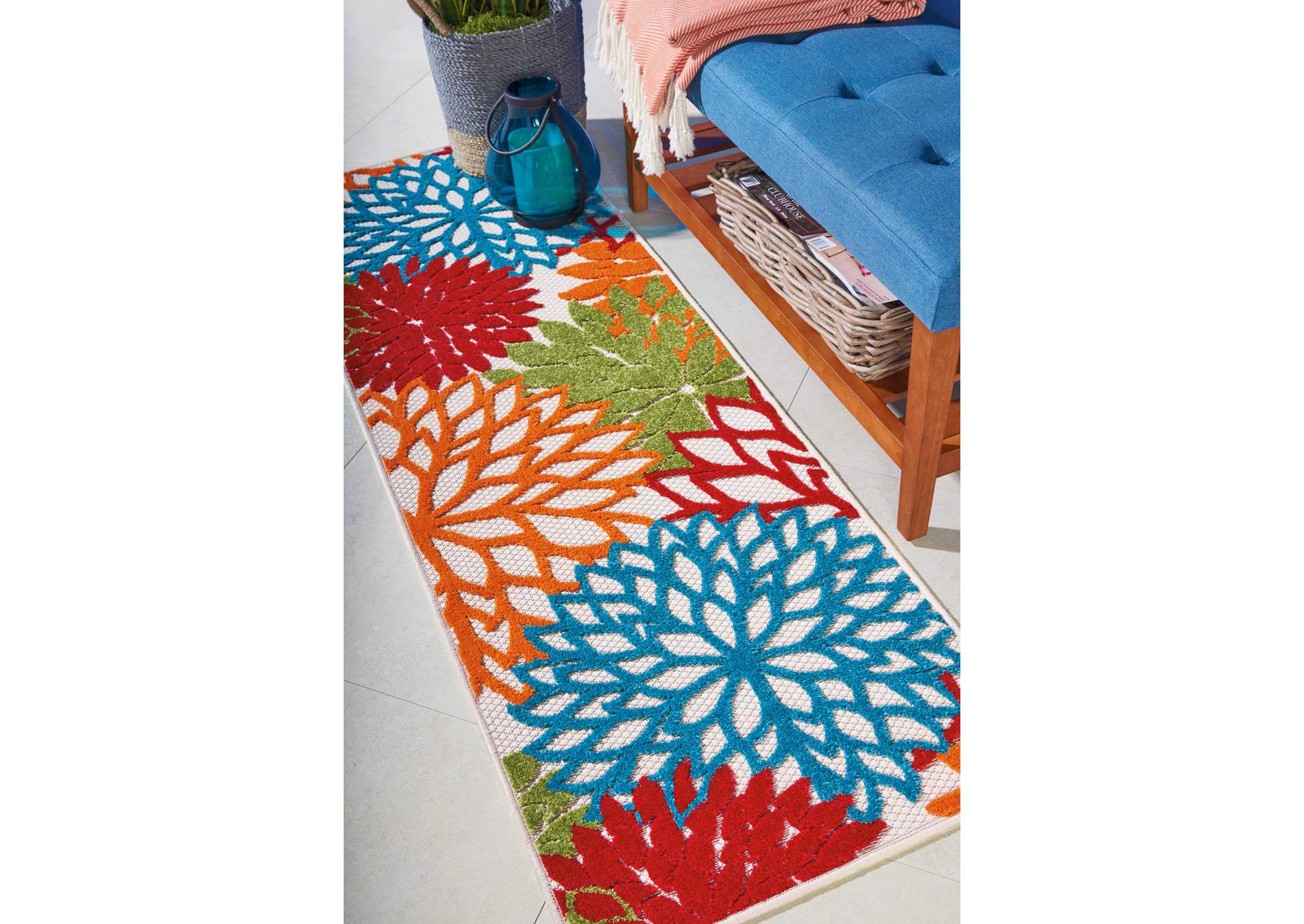 Nourison Aloha ALH05 Green Indoor-outdoor Area Rug,Nourison