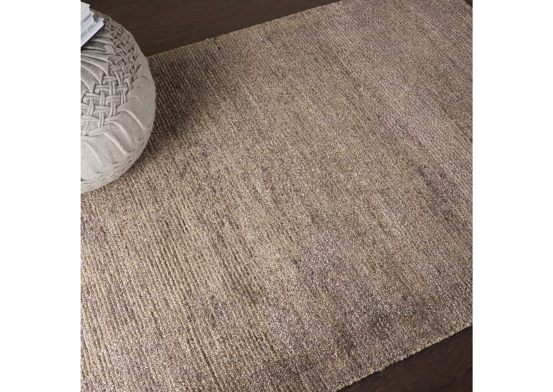 Nourison Weston WES01 Grey 5'x8' Contemporary Area Rug,Nourison