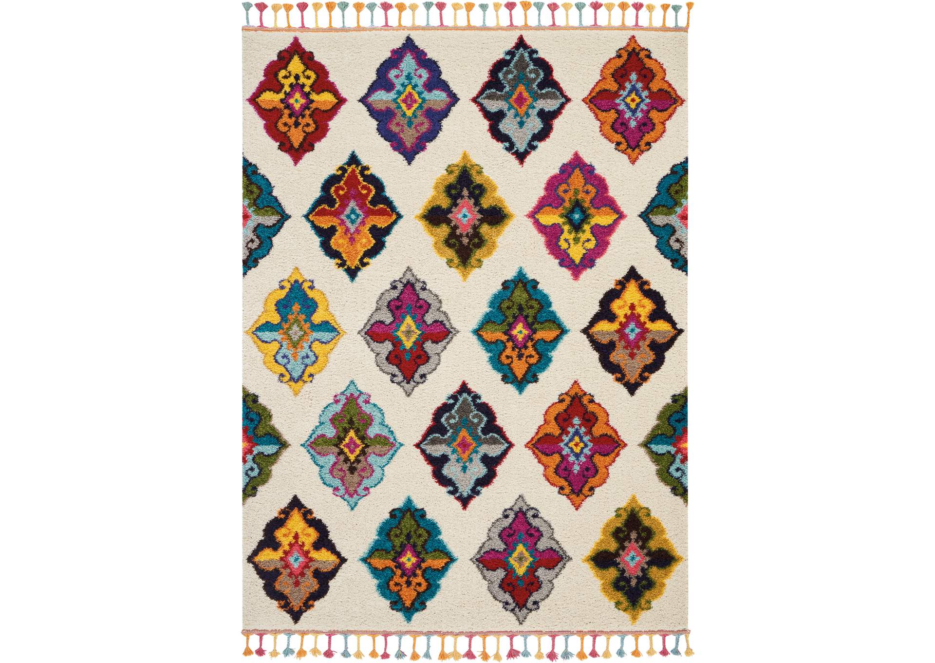 Nourison Nomad NMD06 Multicolor 5'x8' Boho Area Rug,Nourison