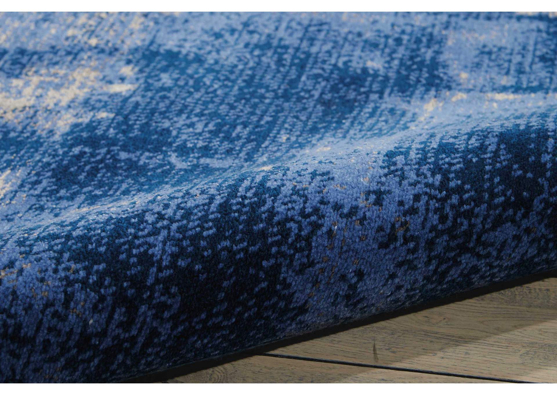 Nourison Twilight TWI20 Grey and Blue 6'x8' Area Rug,Nourison