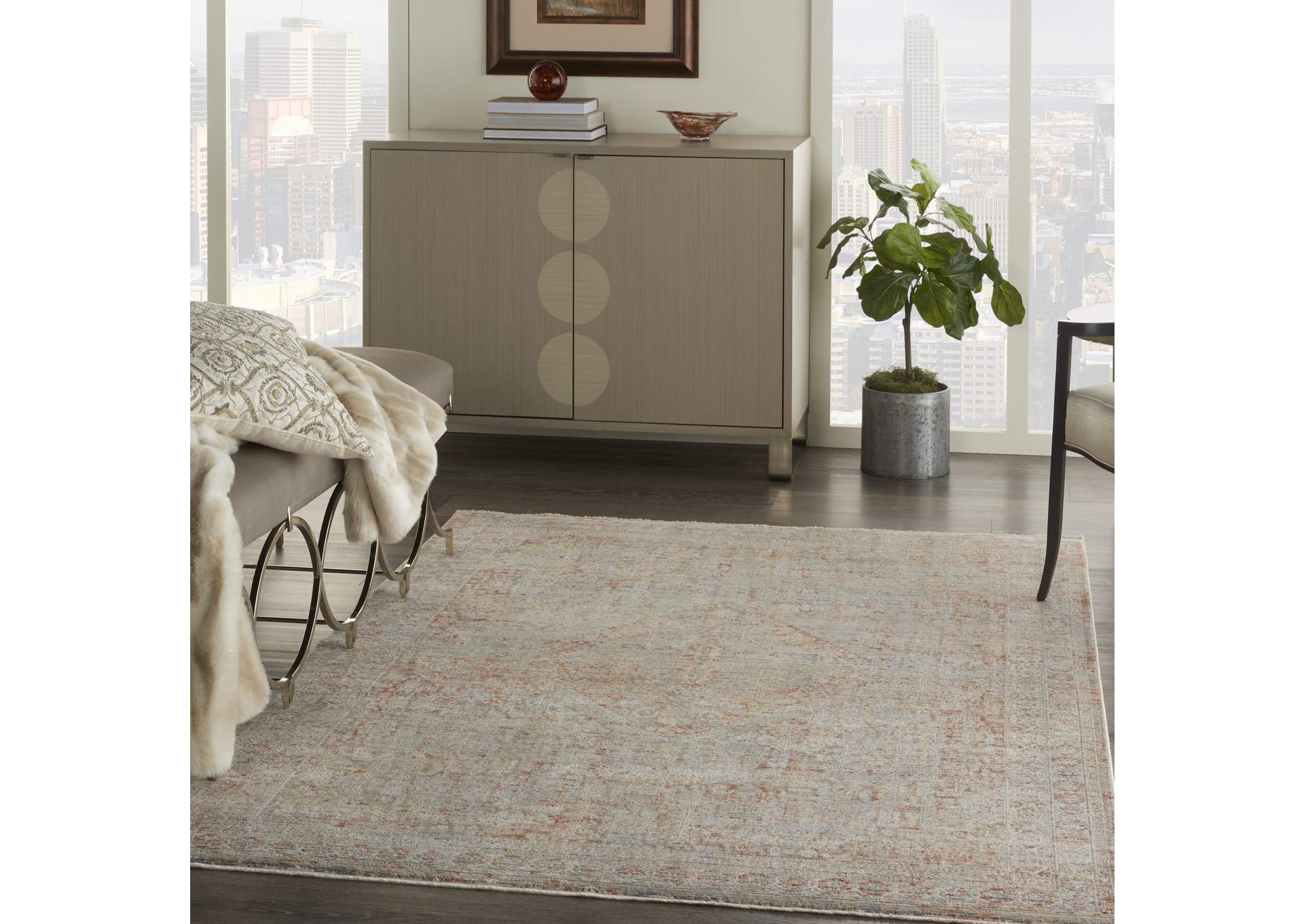 Nourison Lustrous Weave 4' x 6' Area Rug,Nourison