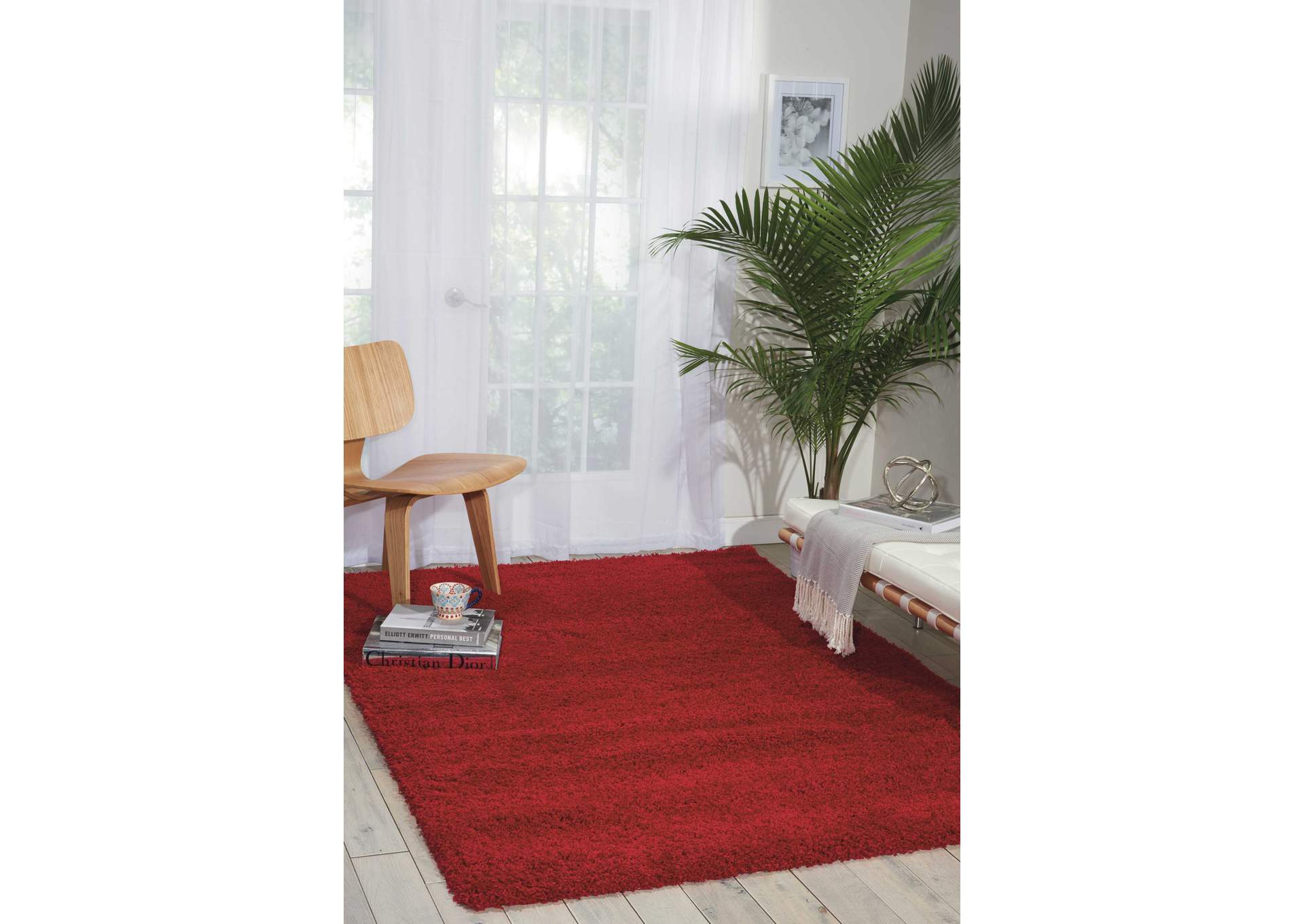 Nourison Amore AMOR1 Red 8'x11' Rug,Nourison