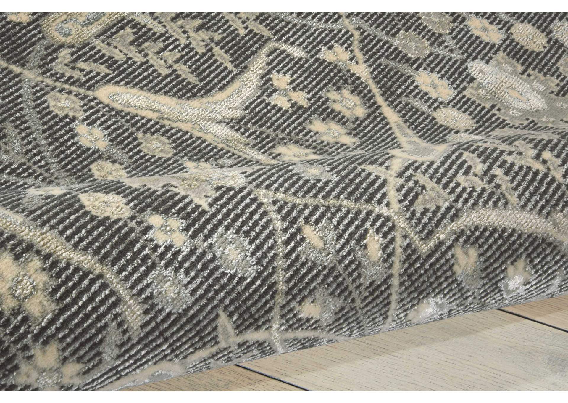 Nourison Luminance LUM08 Grey 8'x11' Rug,Nourison