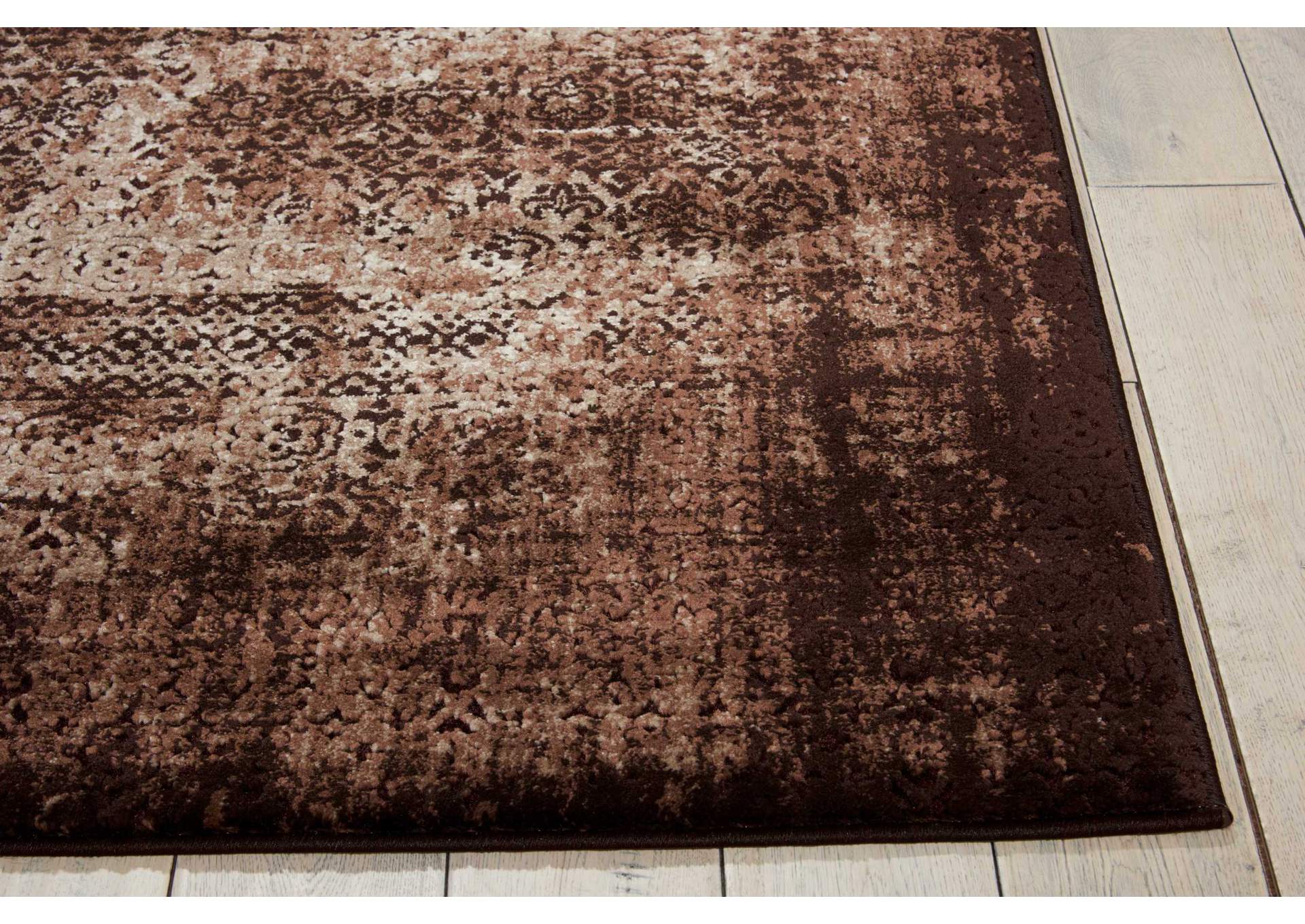 Nourison Karma KRM01 Brown 8'x11' Oversized Rug,Nourison