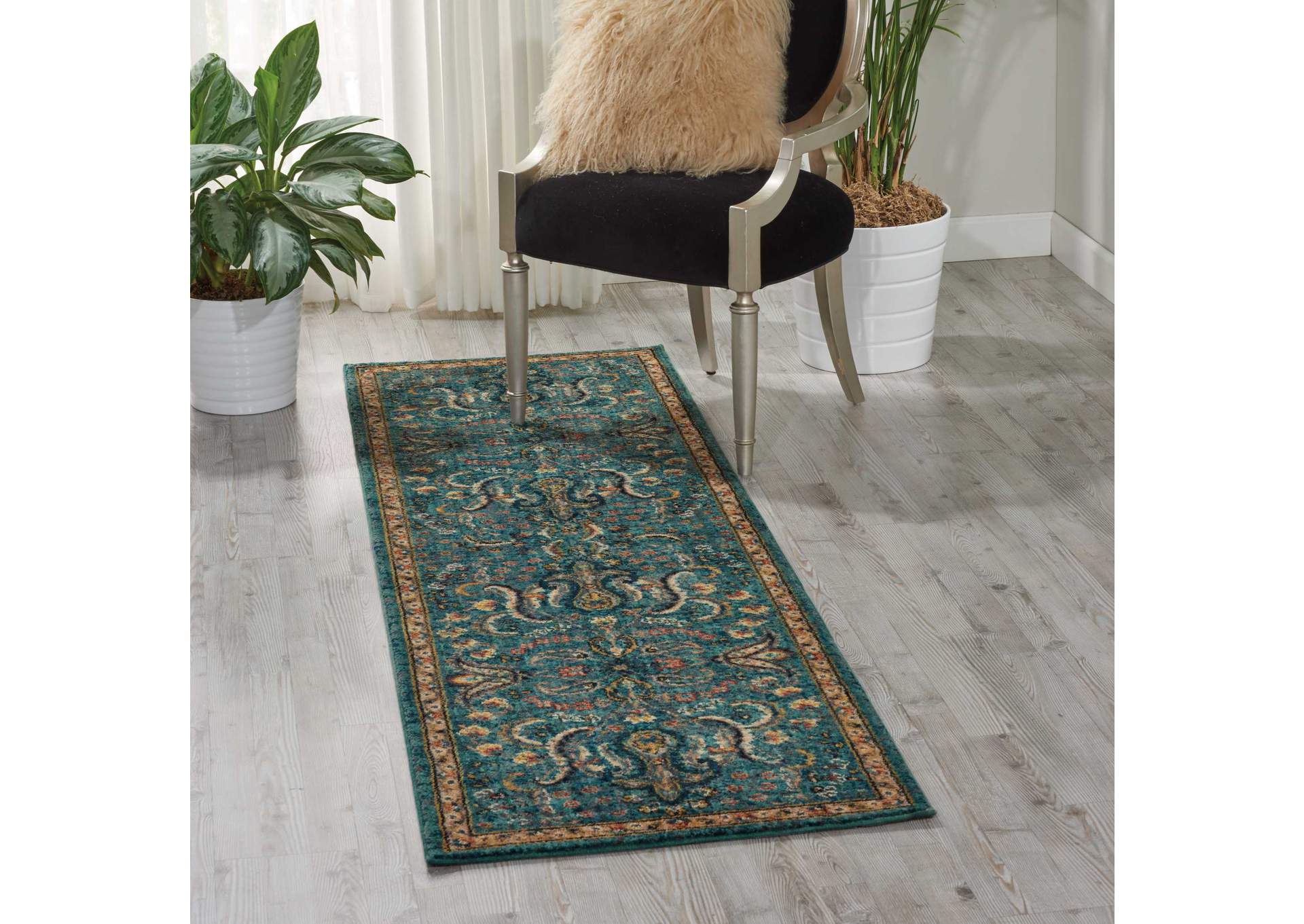 Nourison 2020 NR204 8' Runner Area Rug,Nourison