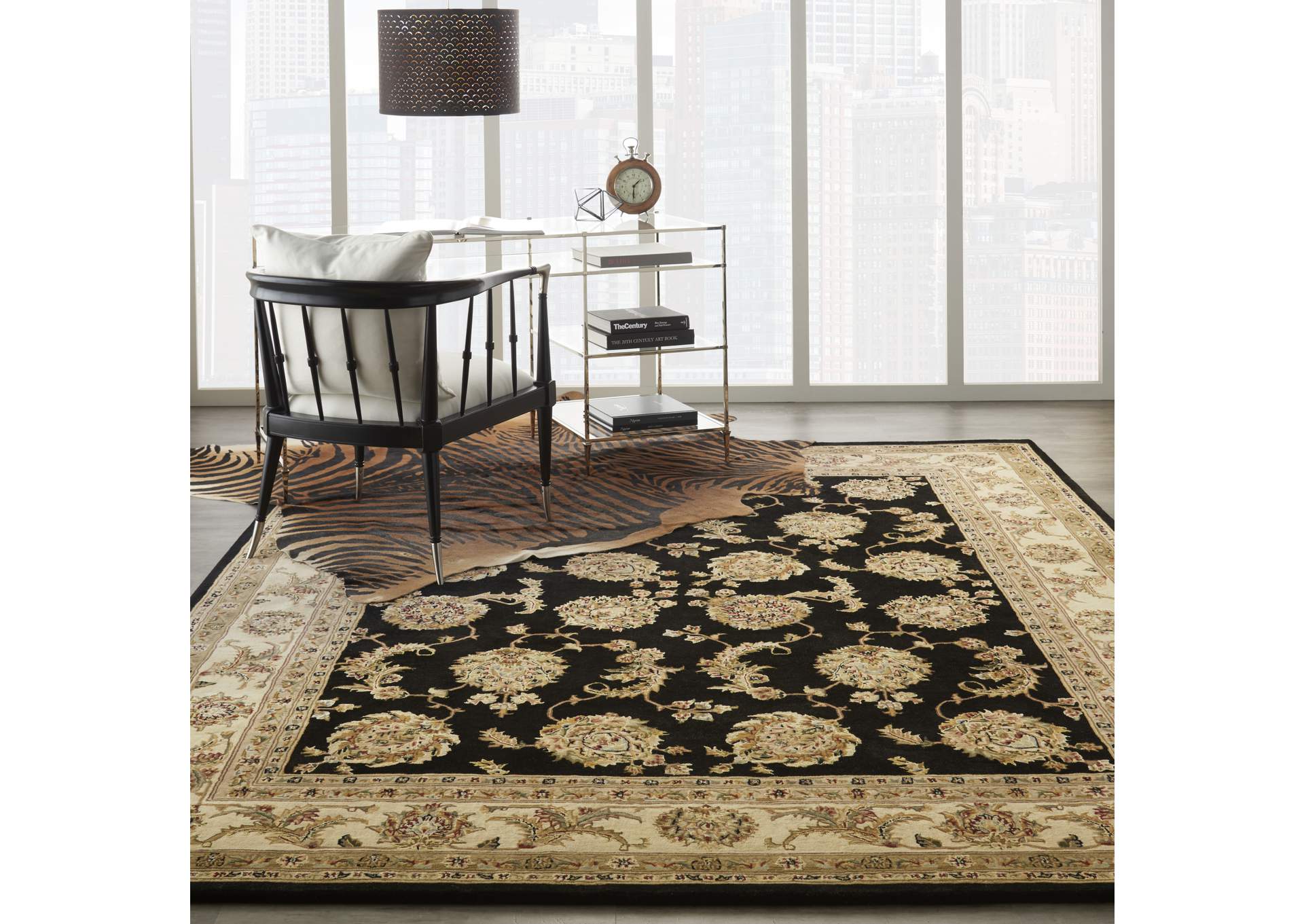 Nourison 2000 10' x 14' Black Area Rug,Nourison
