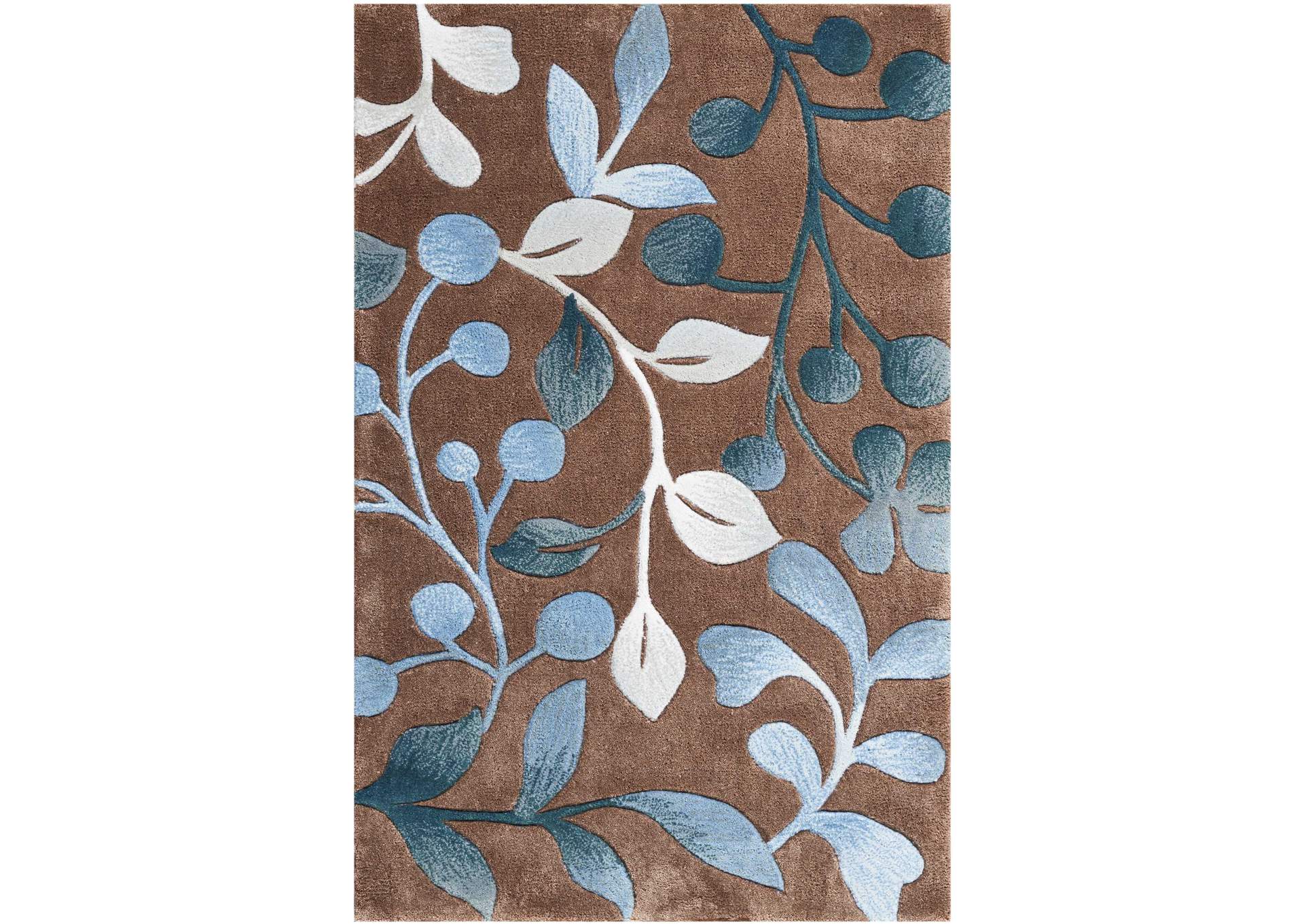 Nourison Contour CON02 Brown 3'x5' Area Rug,Nourison