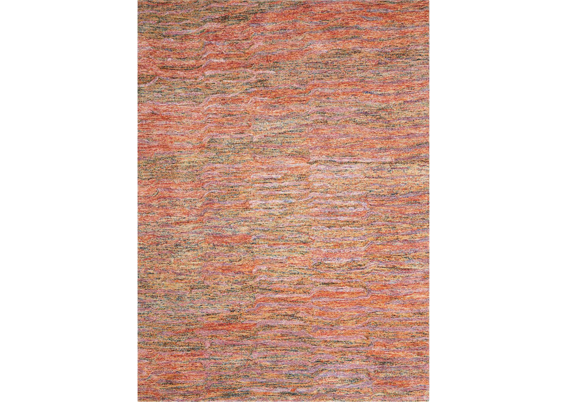 Nourison Gemstone GEM01 Orange 10'x14' Rug,Nourison