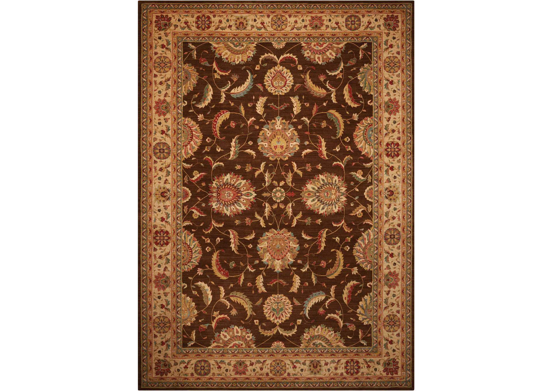 Nourison Living Treasures LI04 Brown 10'x14' Rug,Nourison