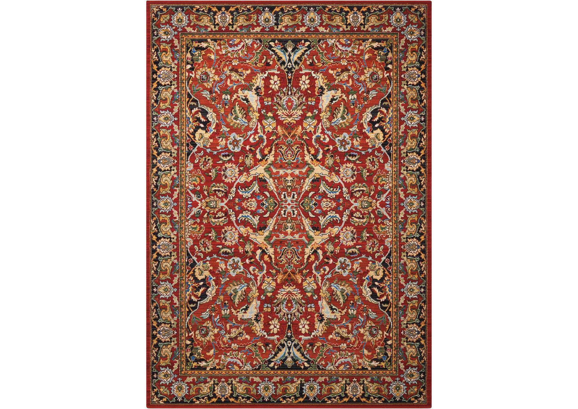 Nourison Timeless TML15 Red 10'x14' Rug,Nourison