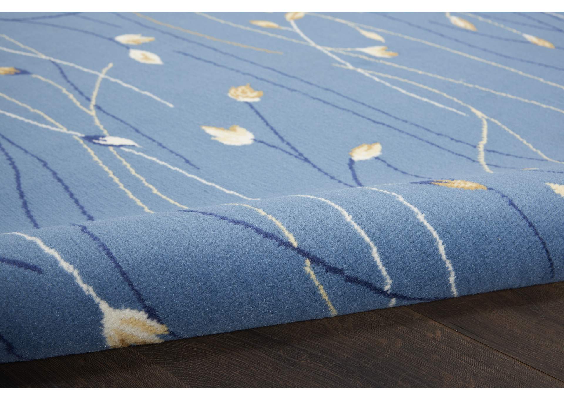 Nourison Grafix GRF15 Blue 5'x7' Area Rug,Nourison