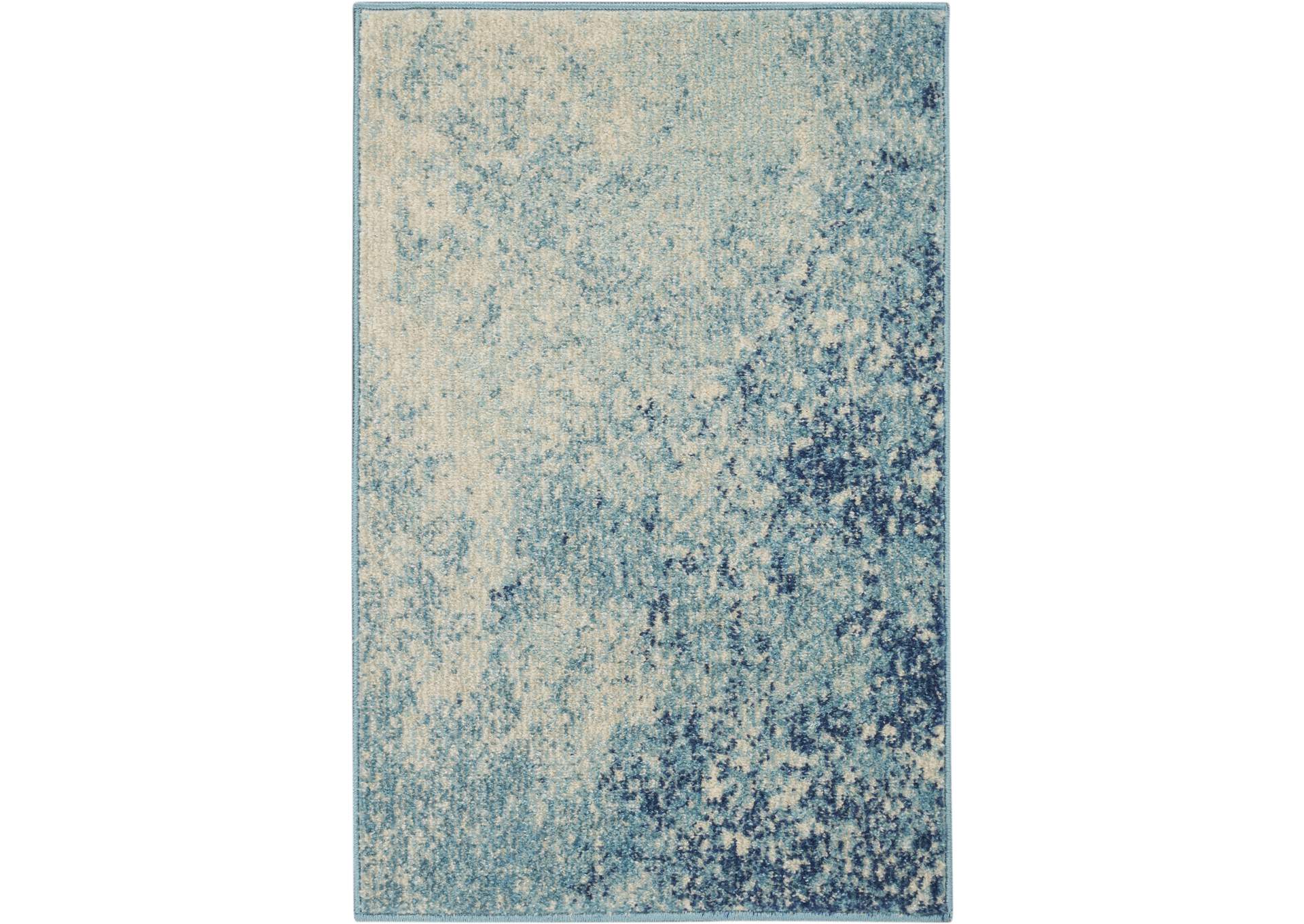 Nourison Passion 2' x 3' Navy Light Blue Area Rug,Nourison