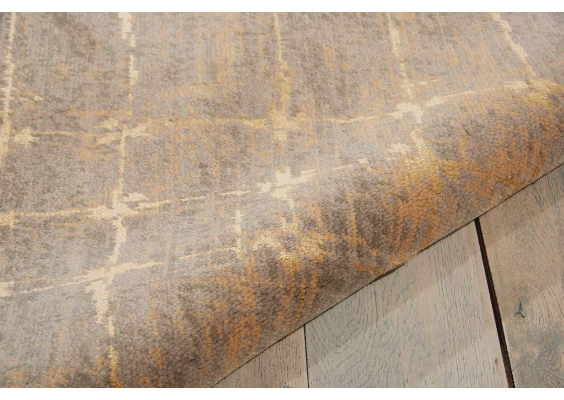 Nourison Silken Allure SLK07 Grey 5'x8' Area Rug,Nourison