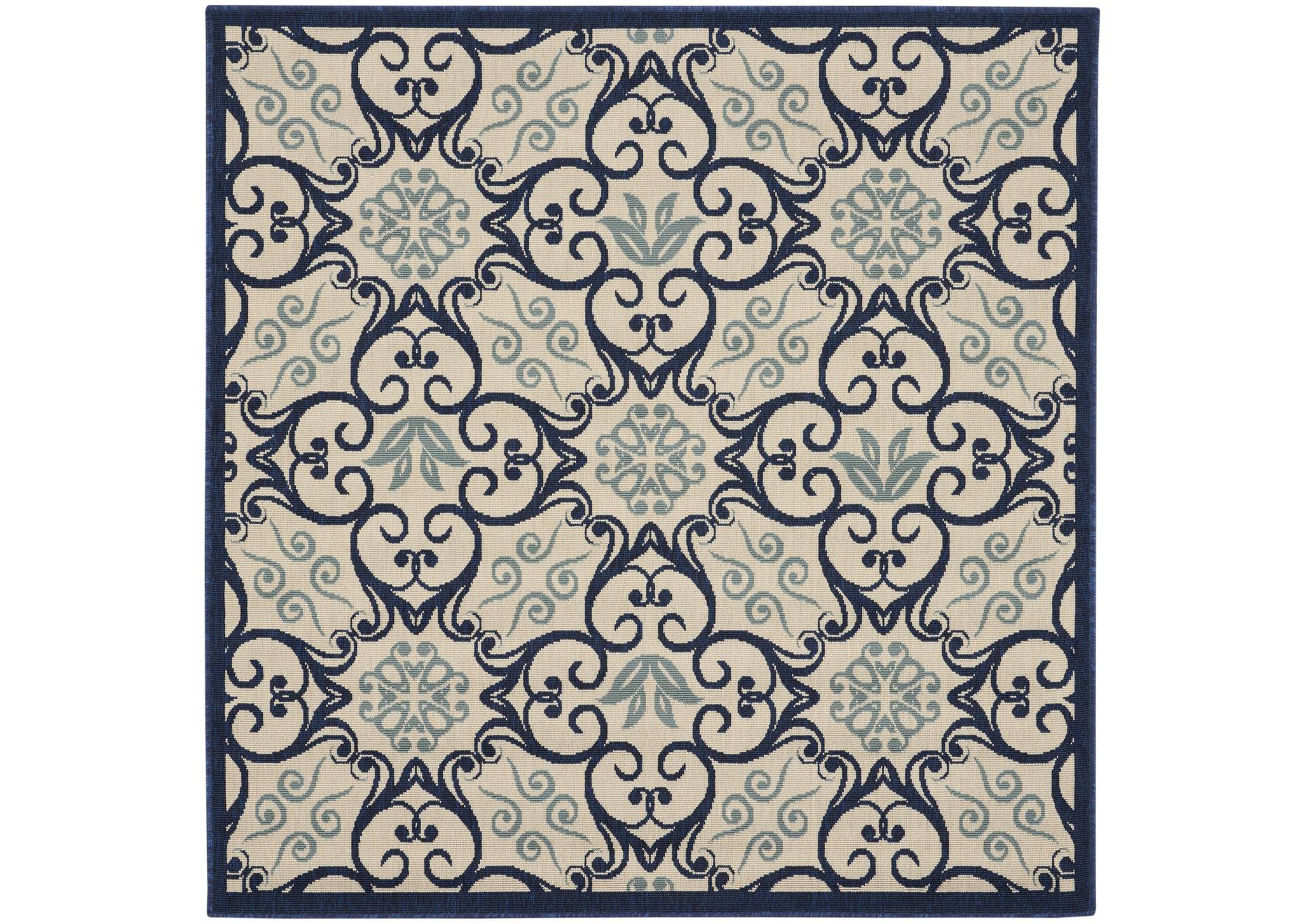 Nourison Caribbean 5' Square Area Rug,Nourison