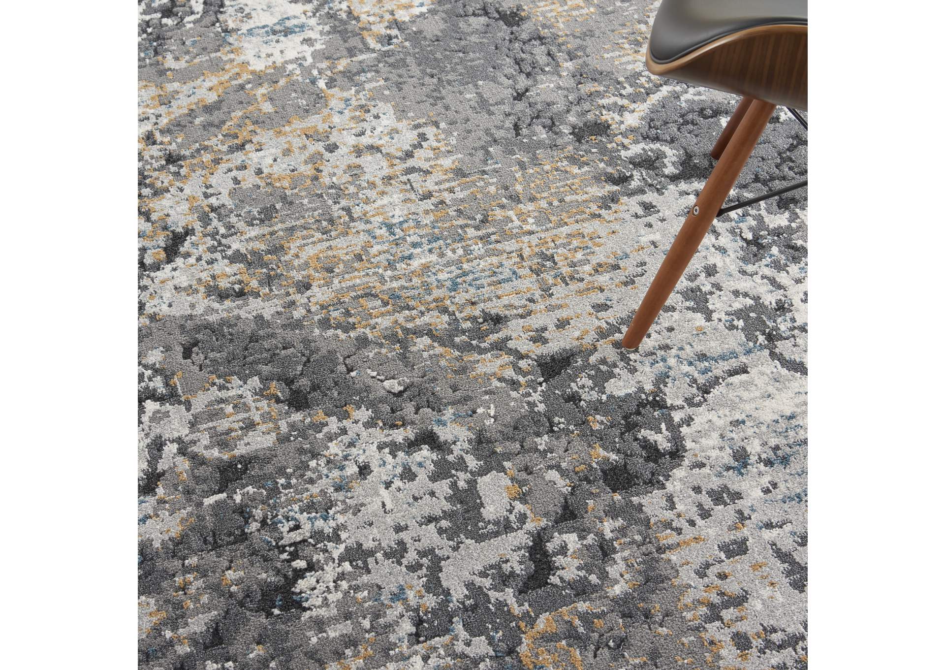 Nourison Tangra 9'x12' Grey Multi Area Rug,Nourison