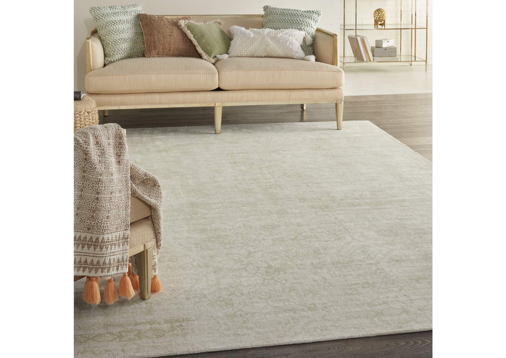 kathy ireland Home Desert Skies DSK03 Blue 9'x12' Oversized Rug,Nourison