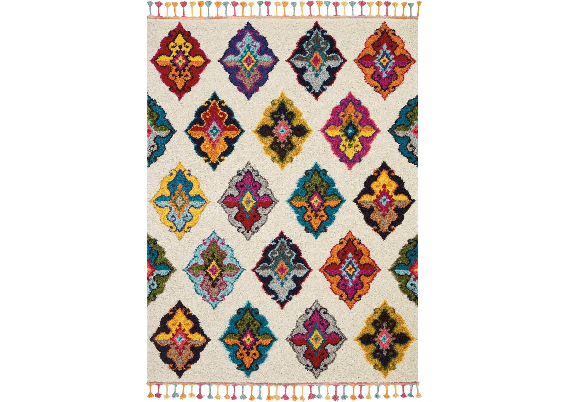 Nourison Nomad NMD06 Multicolor 4'x6' Boho Area Rug,Nourison