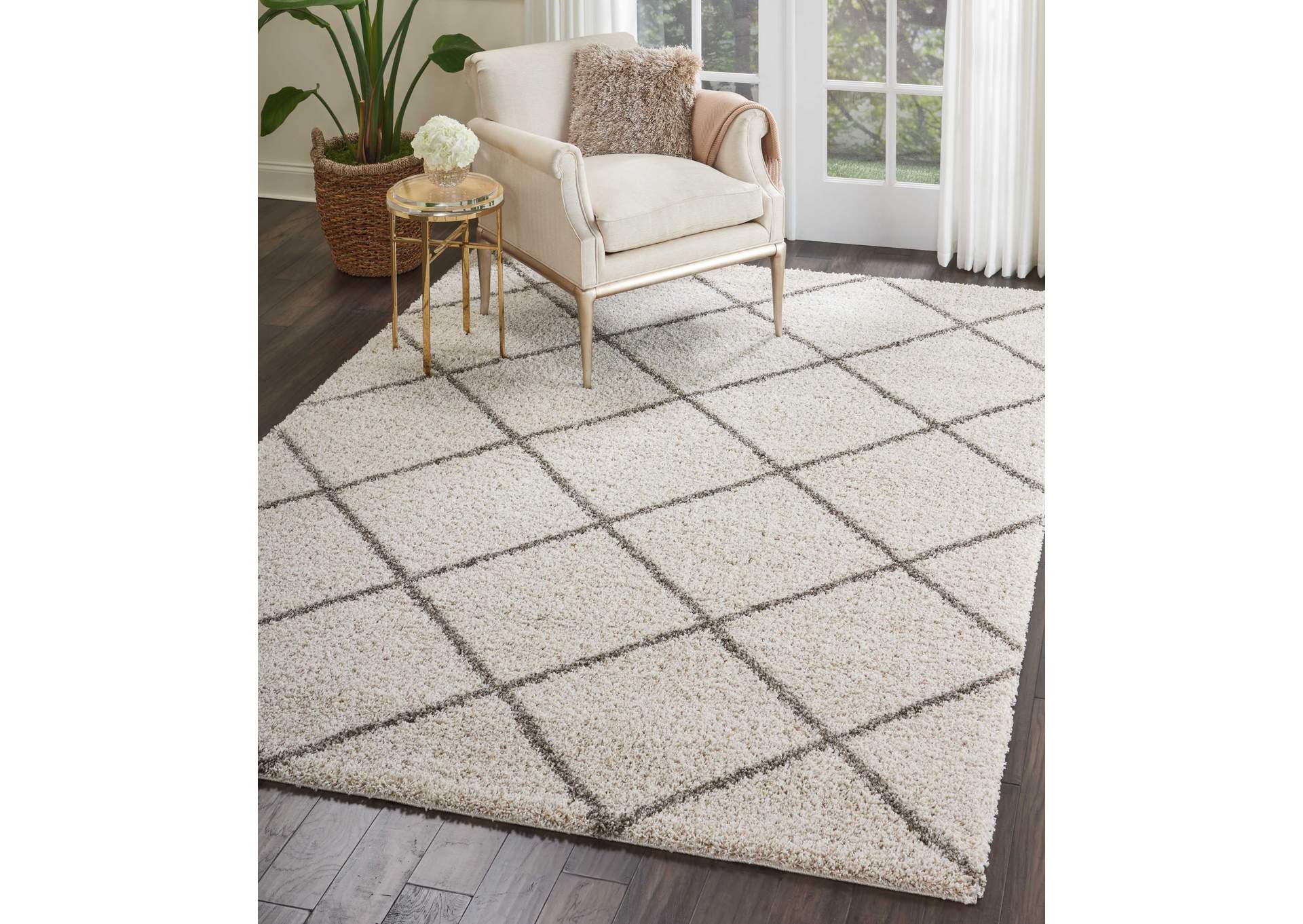 Nourison Brisbane BRI03 Beige 6'x9' Area Rug,Nourison