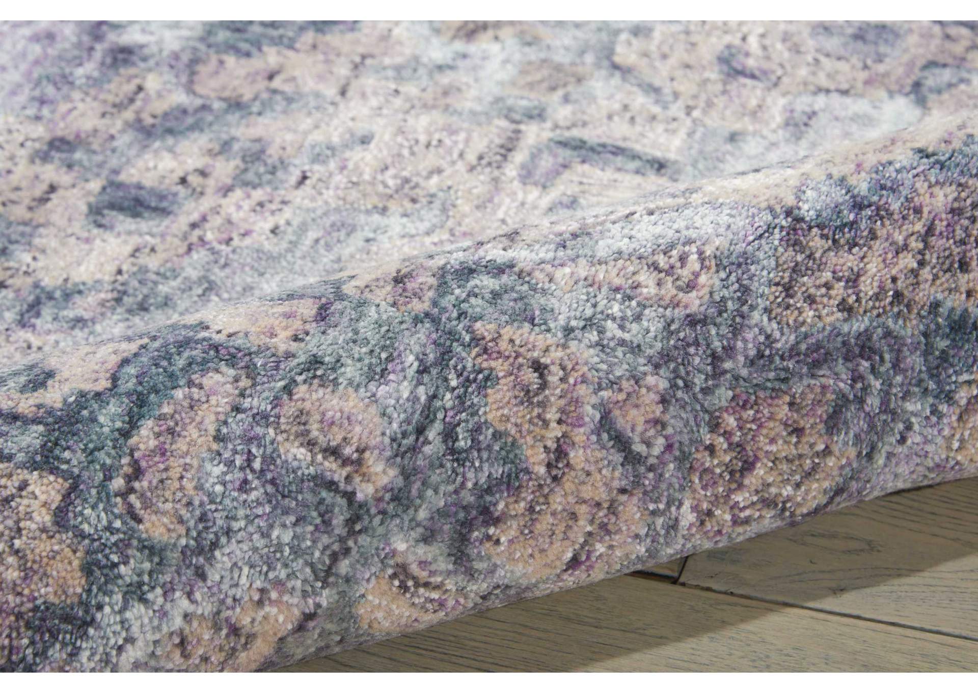 Nourison Gemstone GEM05 Blue 4'x6' Area Rug,Nourison