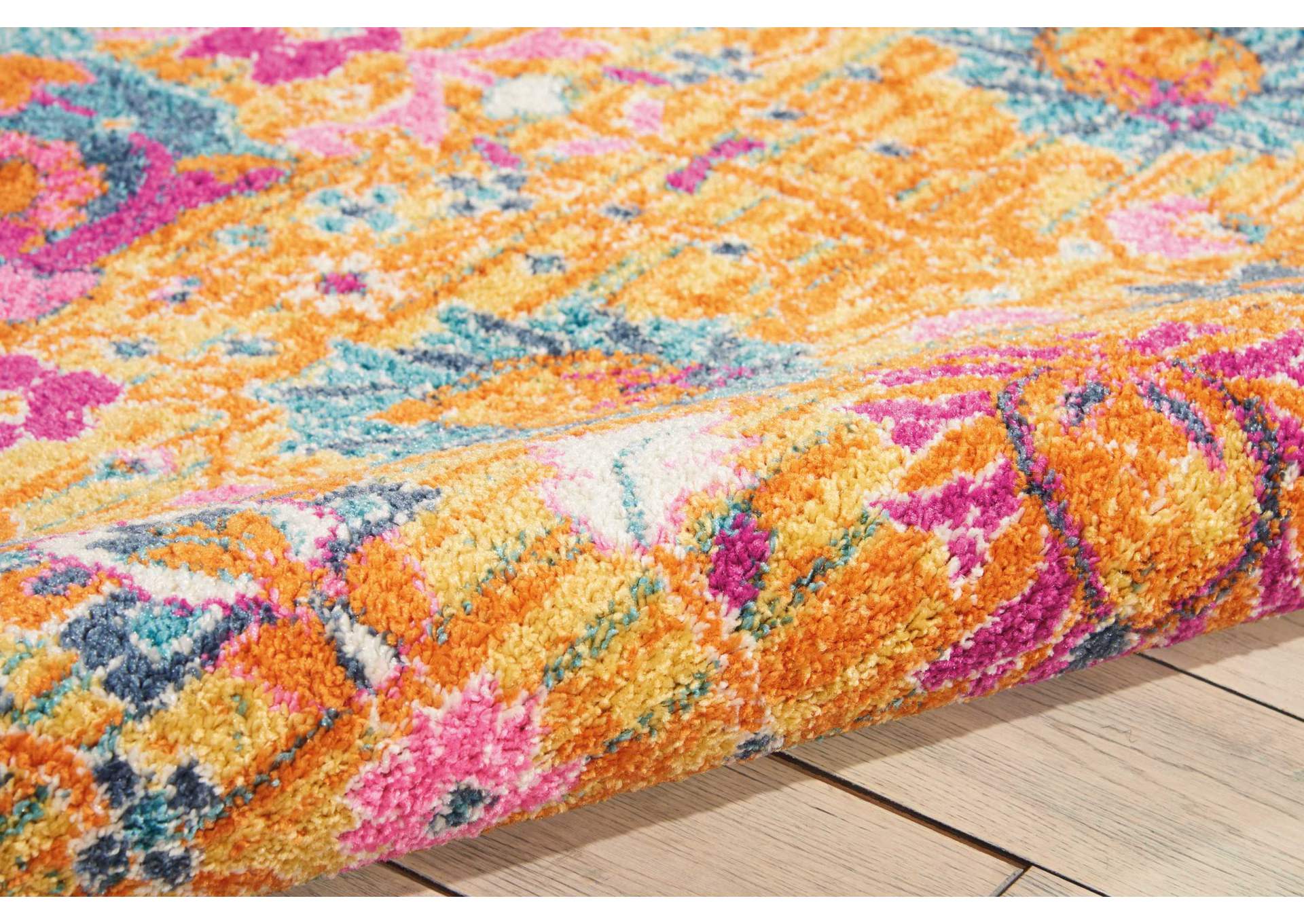 Nourison Passion PSN01 Orange 7'x10' Large Rug,Nourison