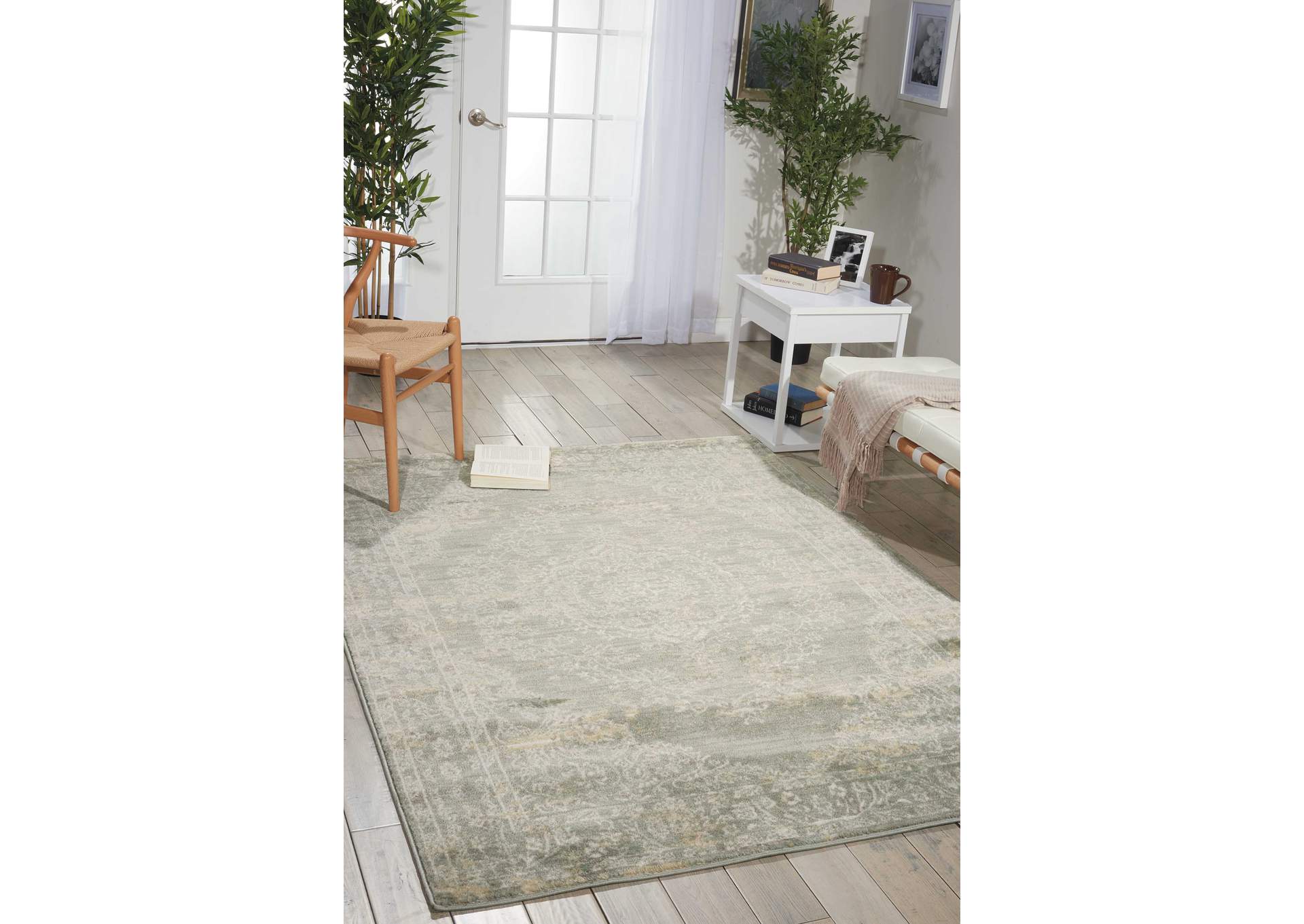 Nourison Euphoria EUP04 Grey 5'x7' Area Rug,Nourison