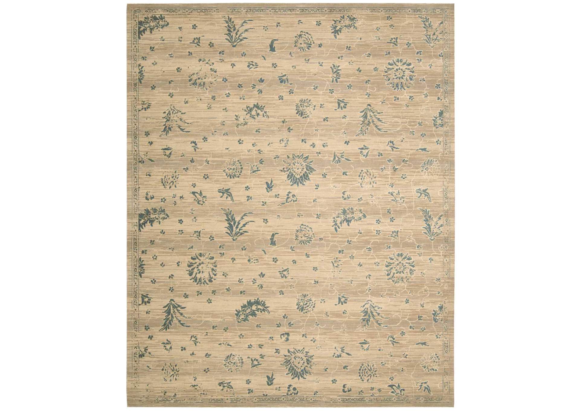 Nourison Silk Elements SKE28 Beige 9'x12' Rug,Nourison
