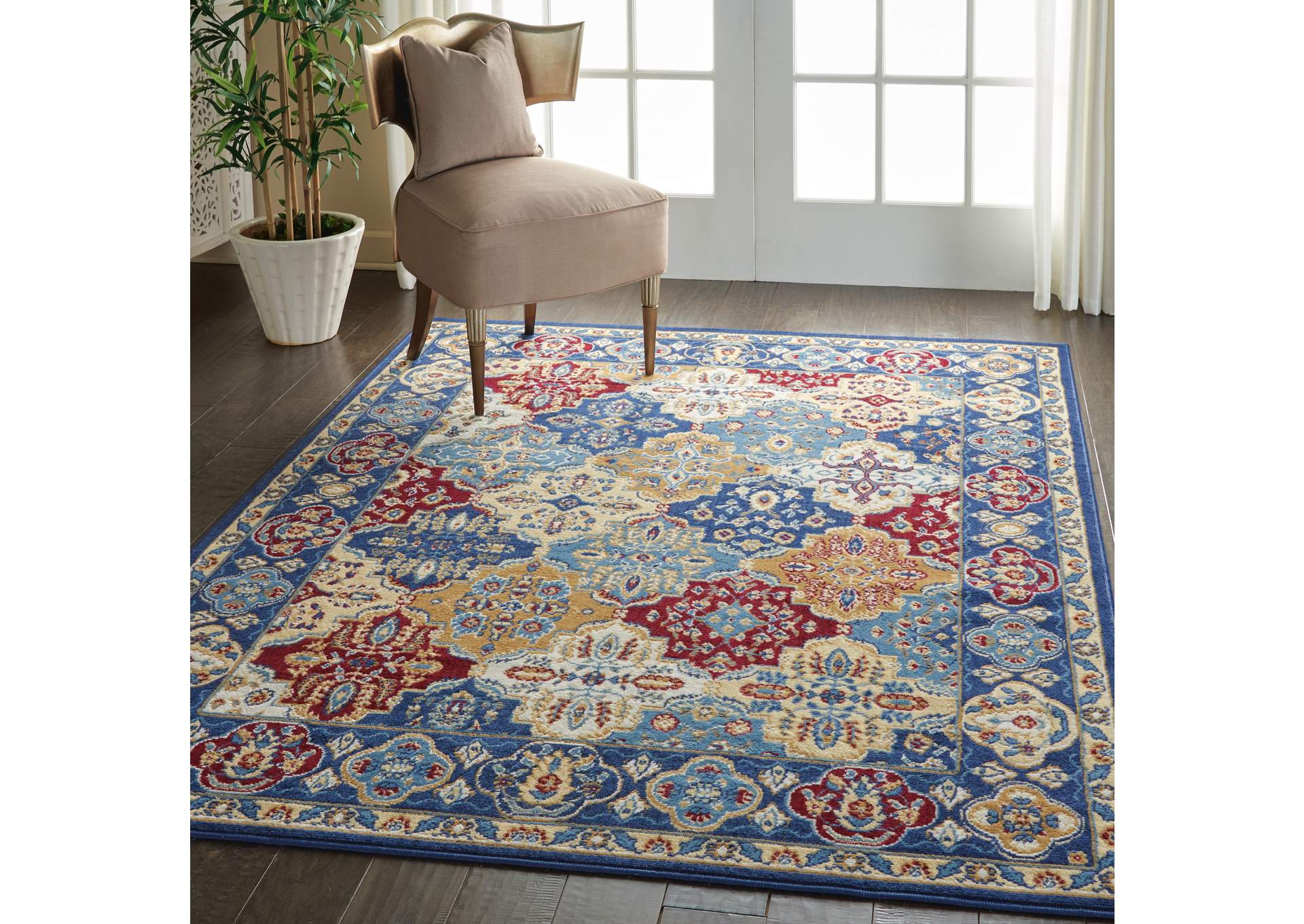 Nourison Grafix GRF31 Multicolor 5'x7' Persian Area Rug,Nourison