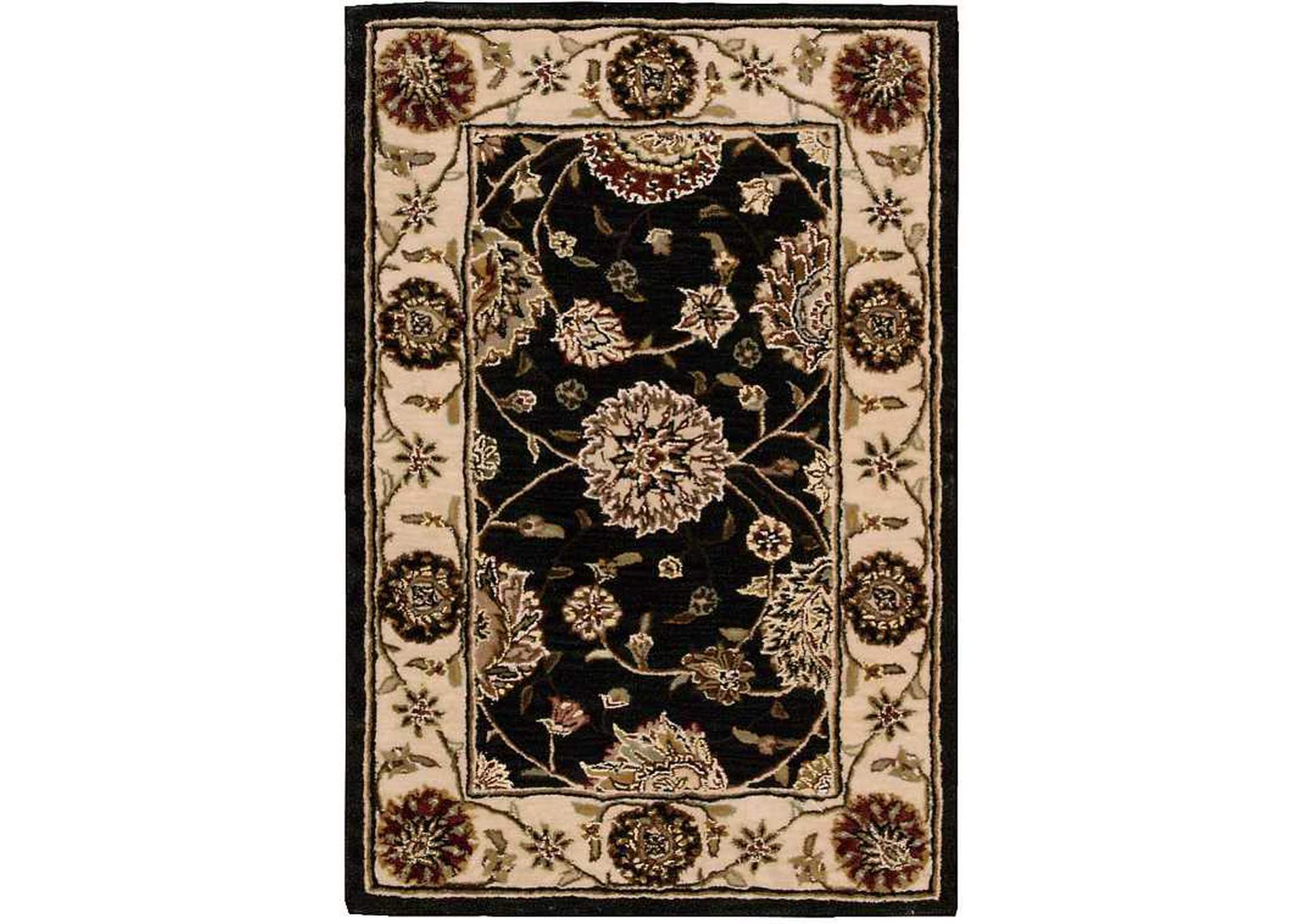 Nourison 2000 2204 Navy Blue 2'x3' Area Rug,Nourison