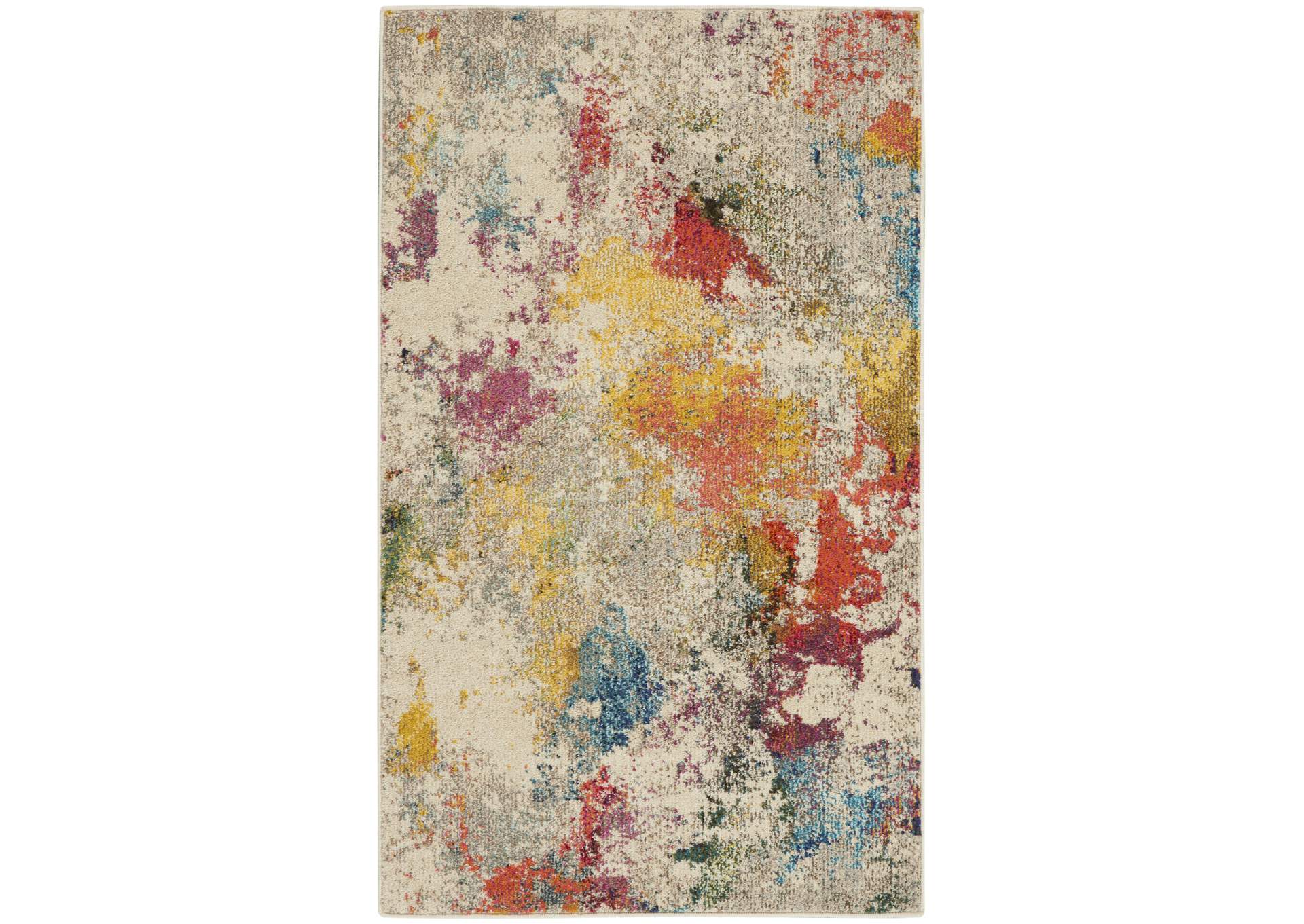 Nourison Celestial CES12 Multicolor 3'x5' Colorful Area Rug,Nourison