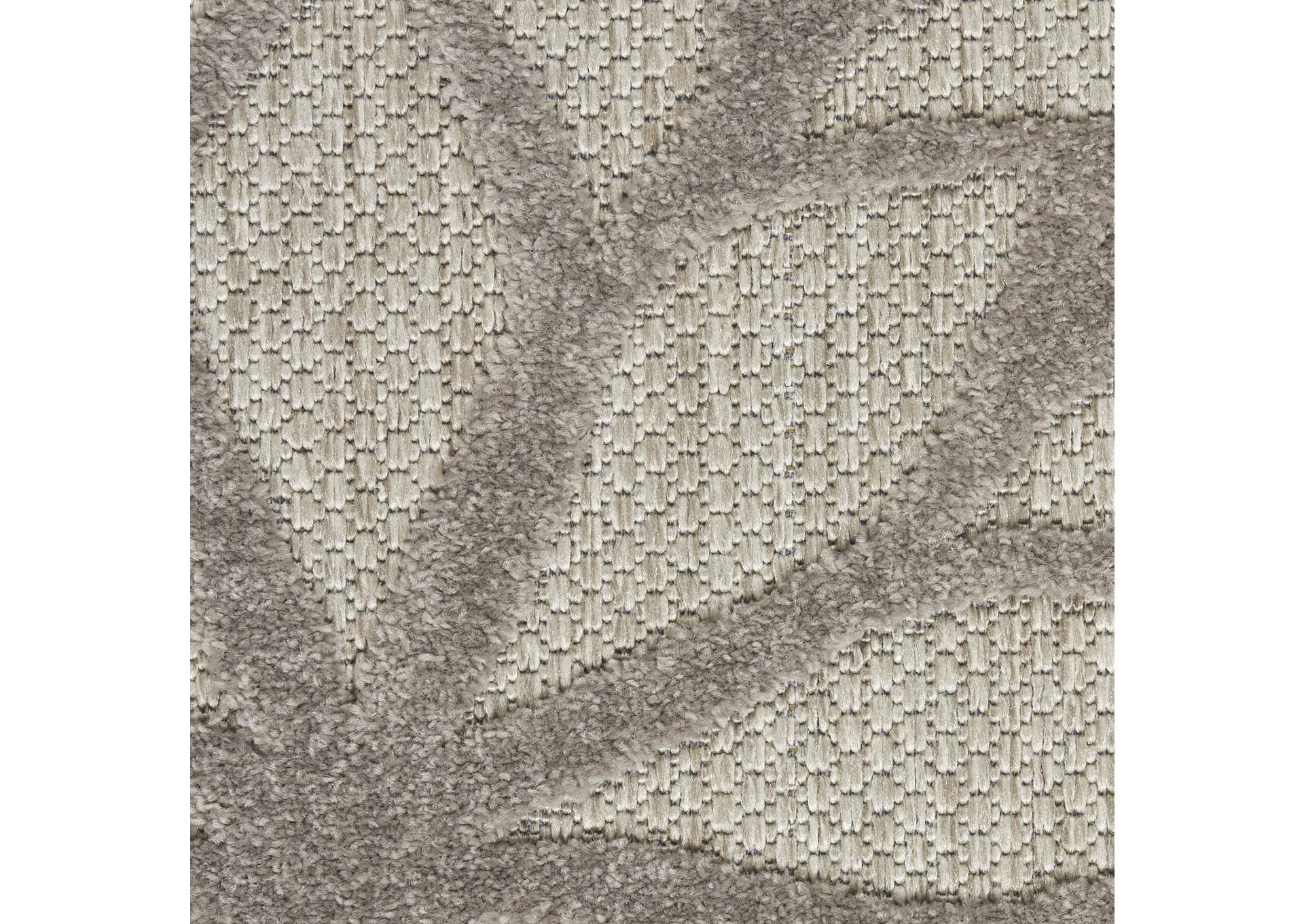 Nourison Aloha 7'x10' Silver Grey Area Rug,Nourison