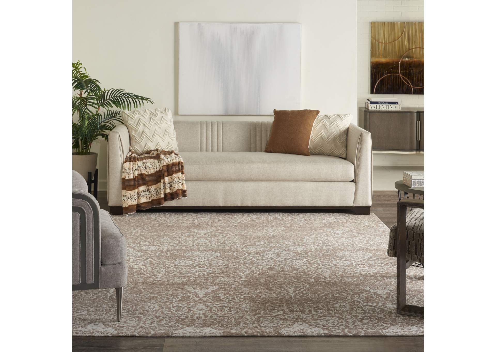 Nourison Damask 8' x 10' Area Rug,Nourison