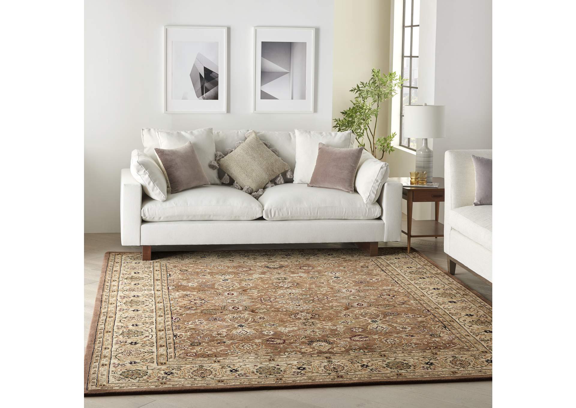 Nourison 2000 2091 Mushroom 9'x12' Area Rug,Nourison