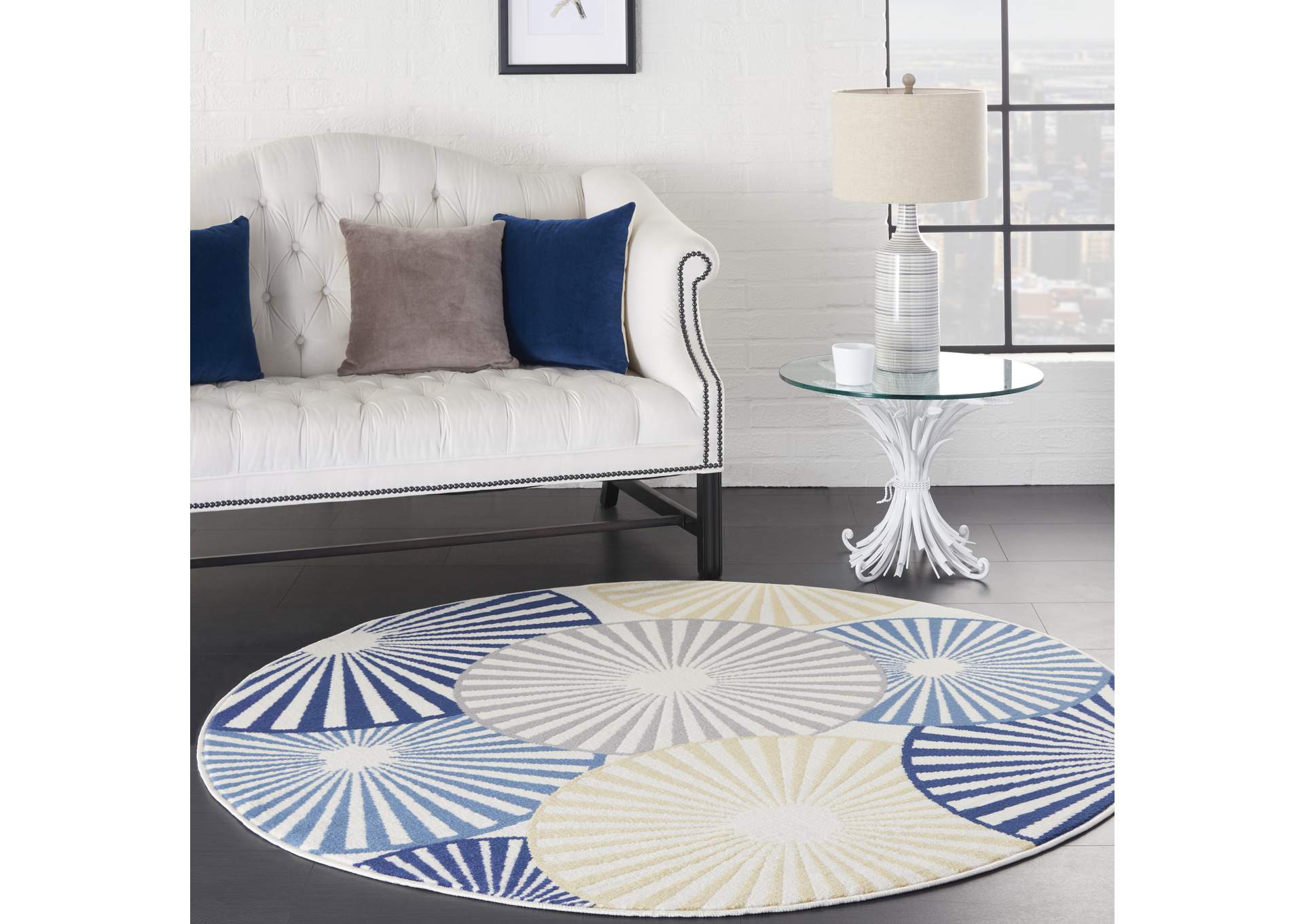 Nourison Grafix 5' Round Area Rug,Nourison