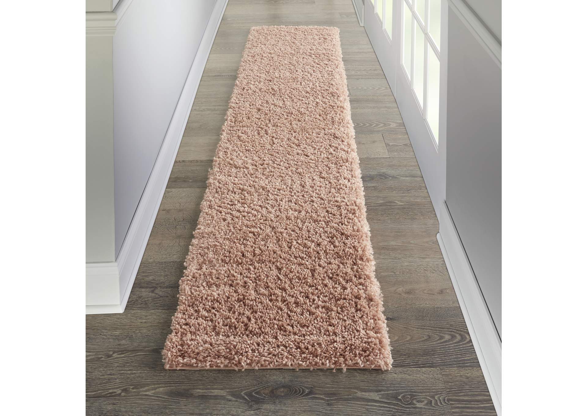 Nourison Malibu Shag 8' Runner Area Rug,Nourison