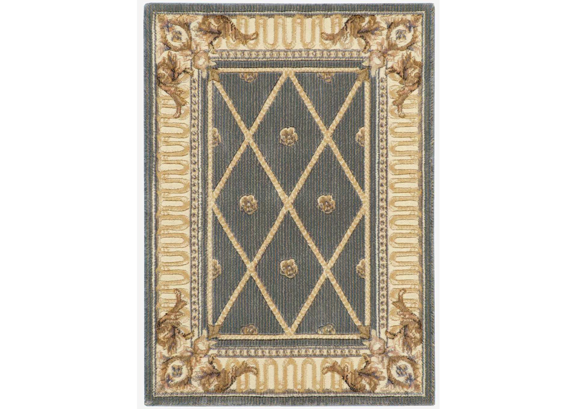 Nourison Ashton House AS03 Blue Area Rug,Nourison