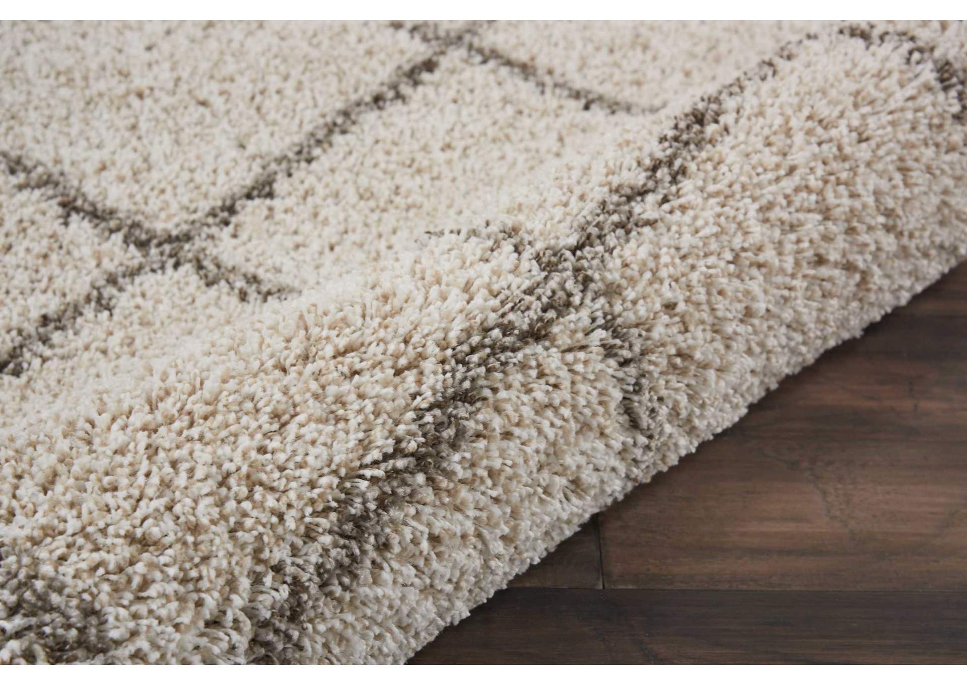 Nourison Brisbane BRI03 Beige 4' Round Area Rug,Nourison