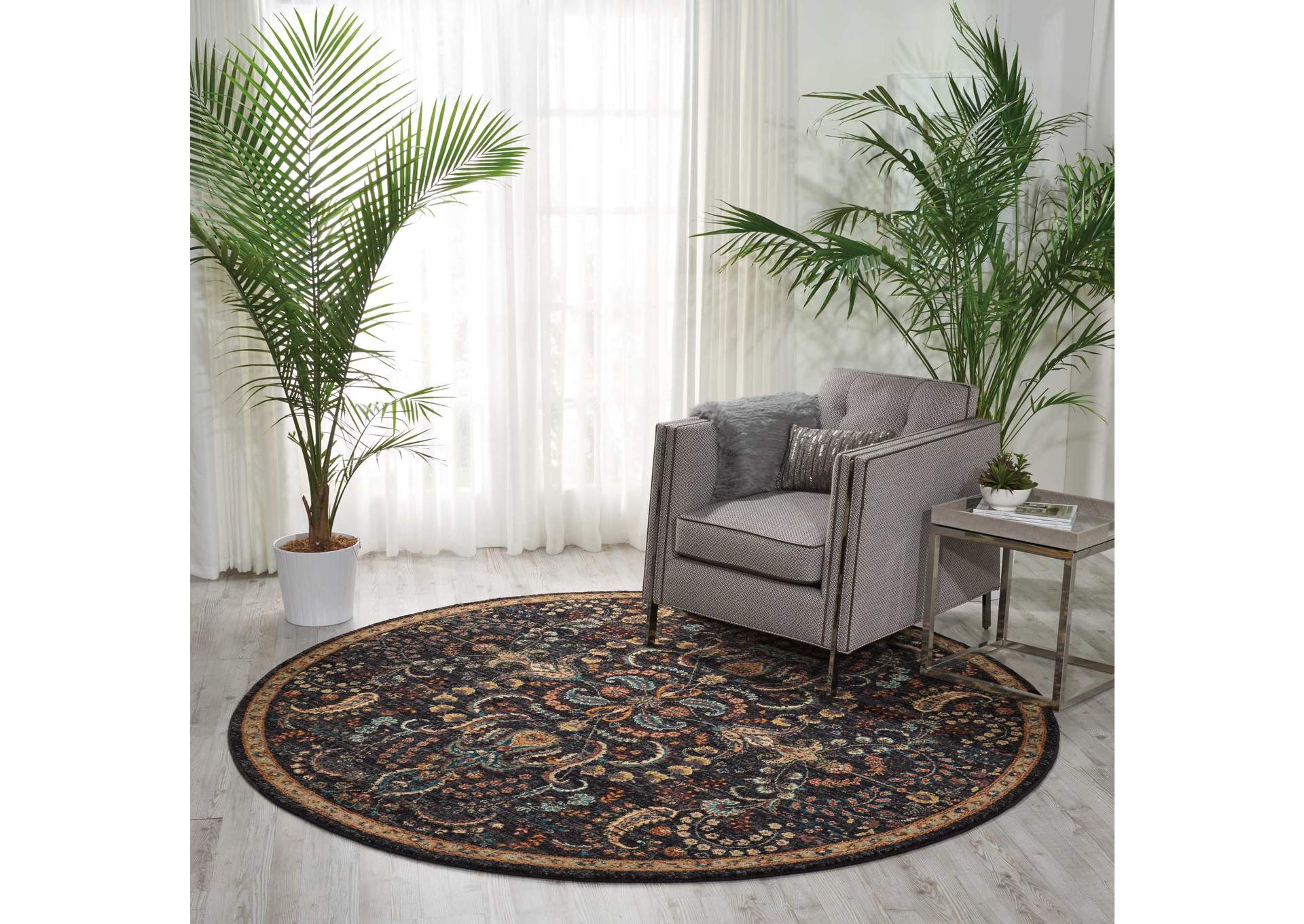 Nourison 2020 NR204 8' Round Area Rug,Nourison