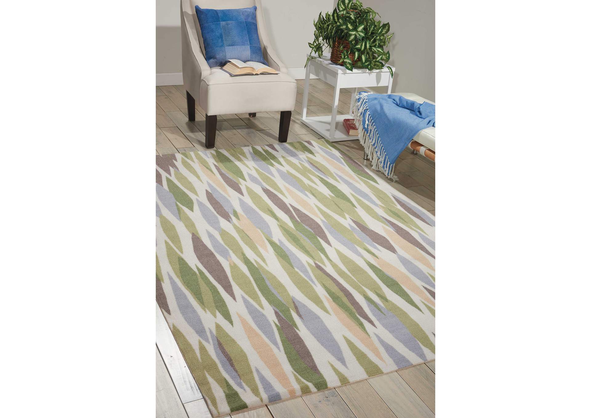Waverly Sun N Shade SND01 Purple 10'x13' Rug,Nourison
