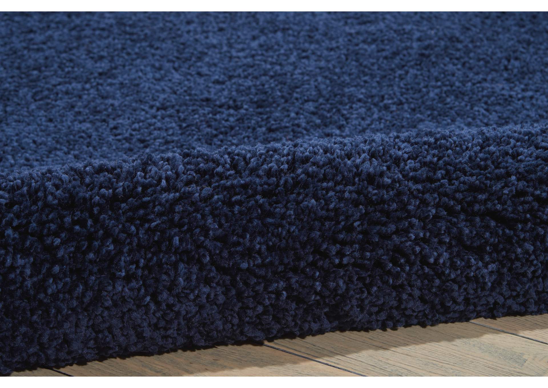 Nourison Malibu Shag MSG01 Dark Blue 5'x7' Area Rug,Nourison