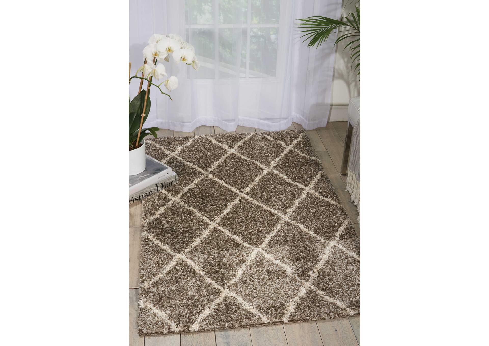 Nourison Brisbane BRI03 Beige 5'x7' Area Rug,Nourison