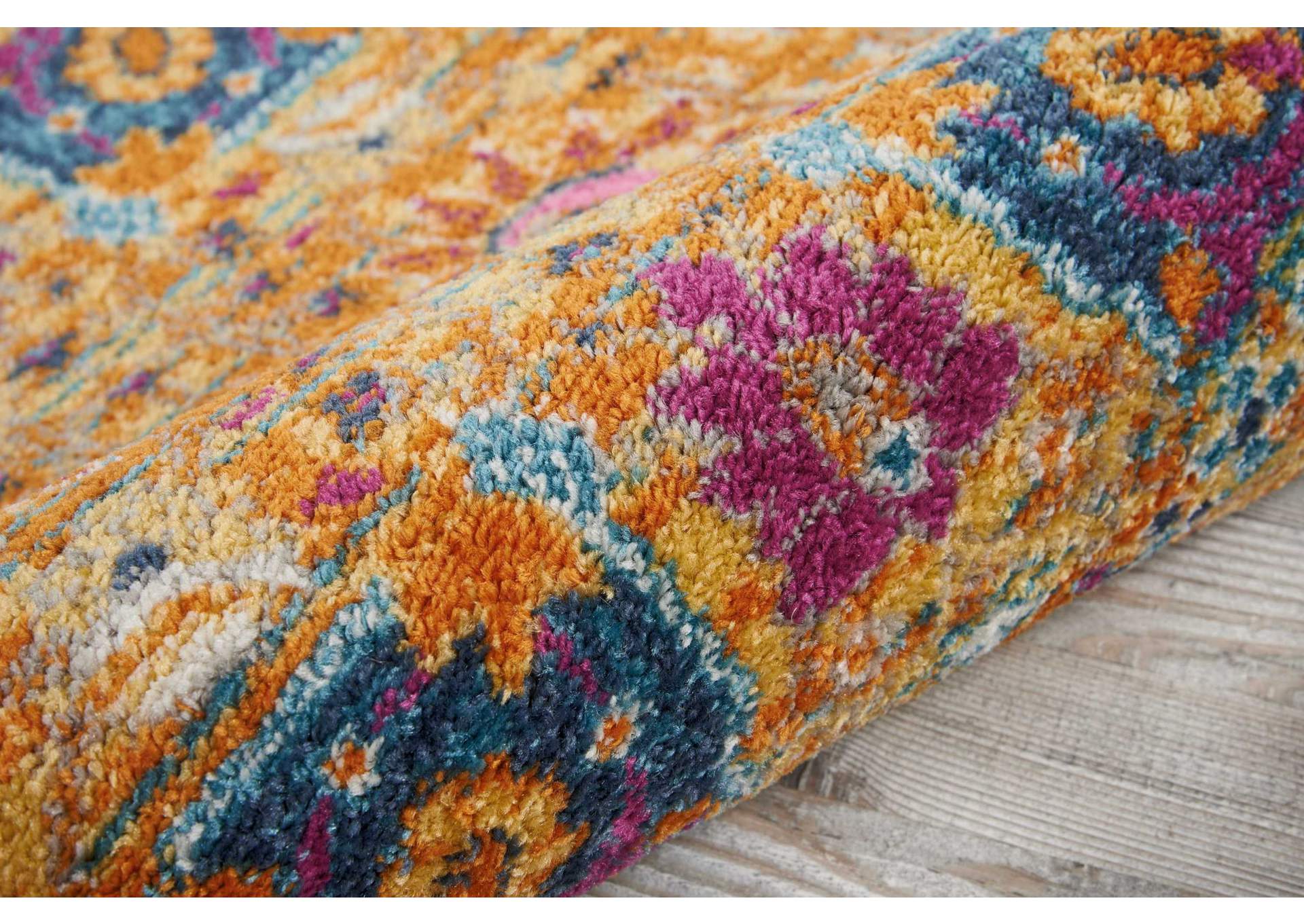 Nourison Passion 2' X 3' Orange Boho Area Rug,Nourison