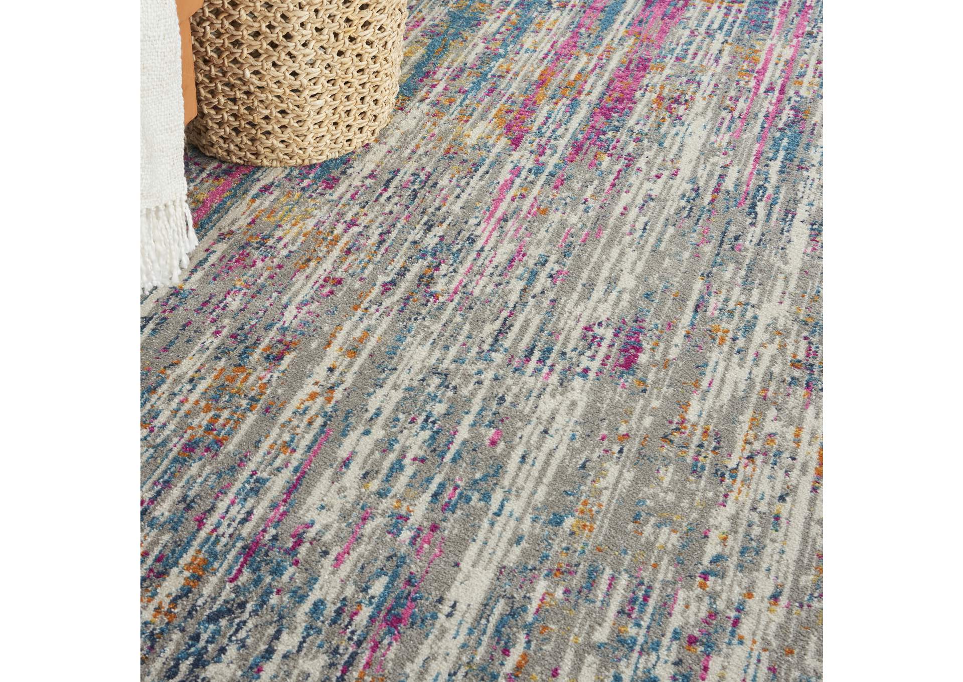 Nourison Passion 7'x10' Ivory Multicolor Area Rug,Nourison