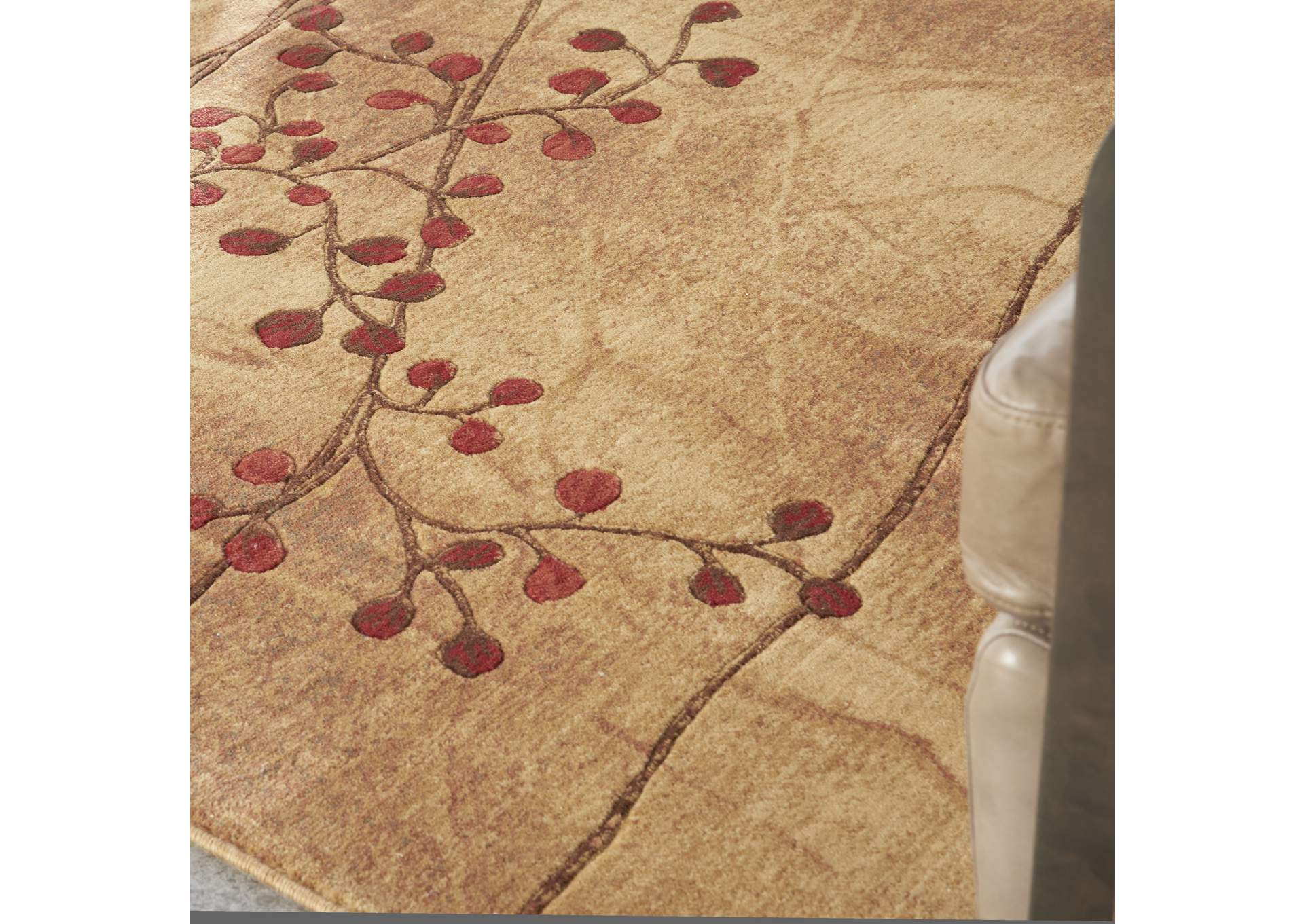 Nourison Somerset ST74 Brown 5'x8' Area Rug,Nourison