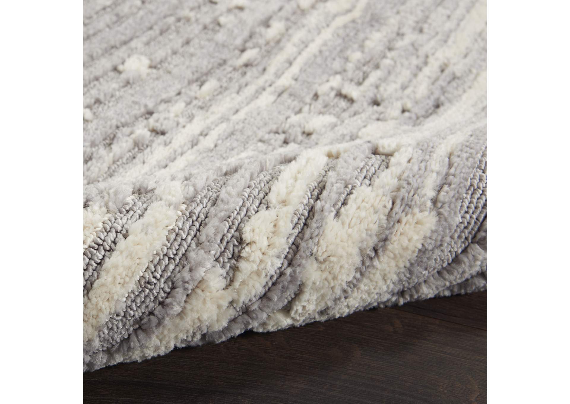 Nourison Zermatt 8' Runner Ivory Neutral Area Rug,Nourison