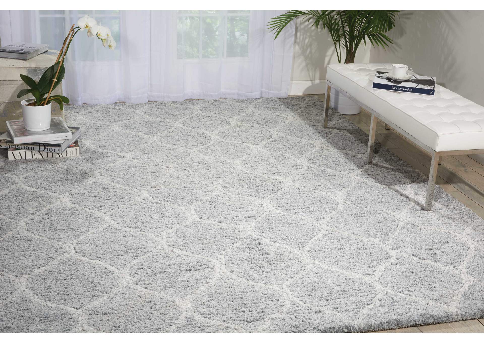 Nourison Galway GLW08 Grey 5'x7' Area Rug,Nourison